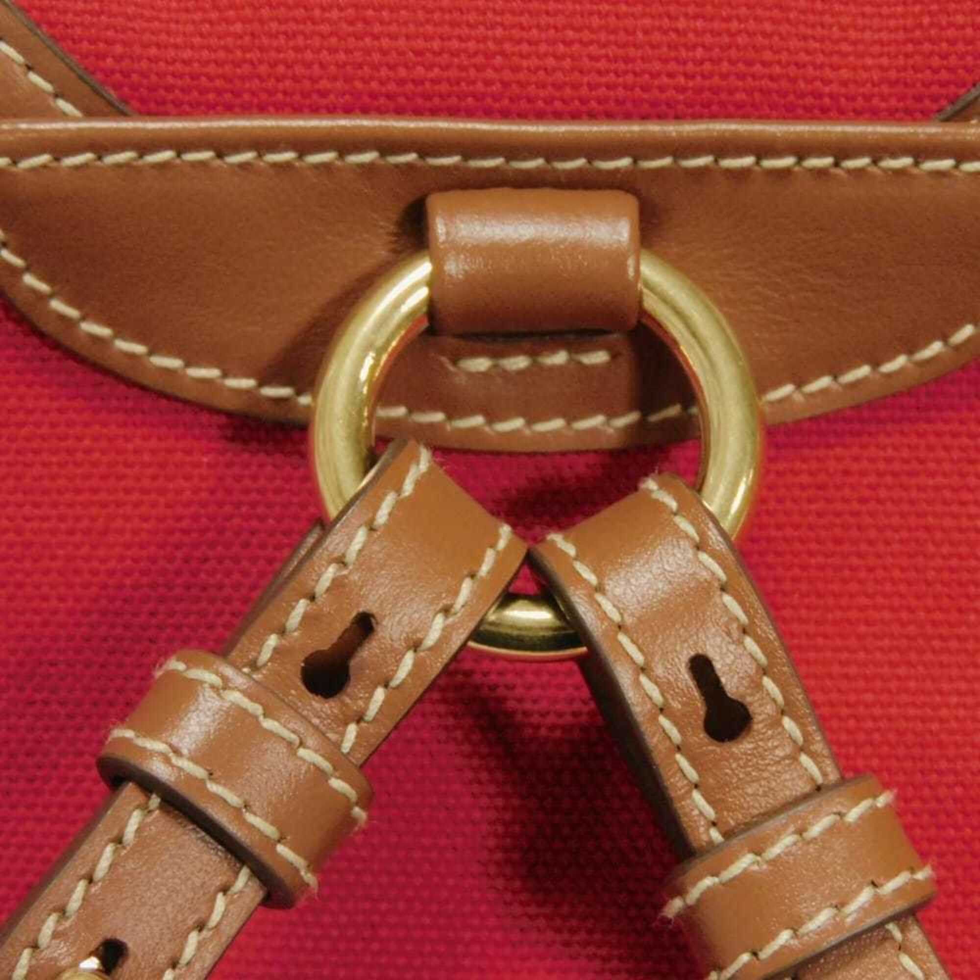 Miu Miu Miu Miu Miu Backpack, Drawstring, Medium Size, Daypack, Brandy Logo, Red, 5BZ043 2IBQ F0TQE, Women's Bag Size ONE SIZE - 21 Thumbnail
