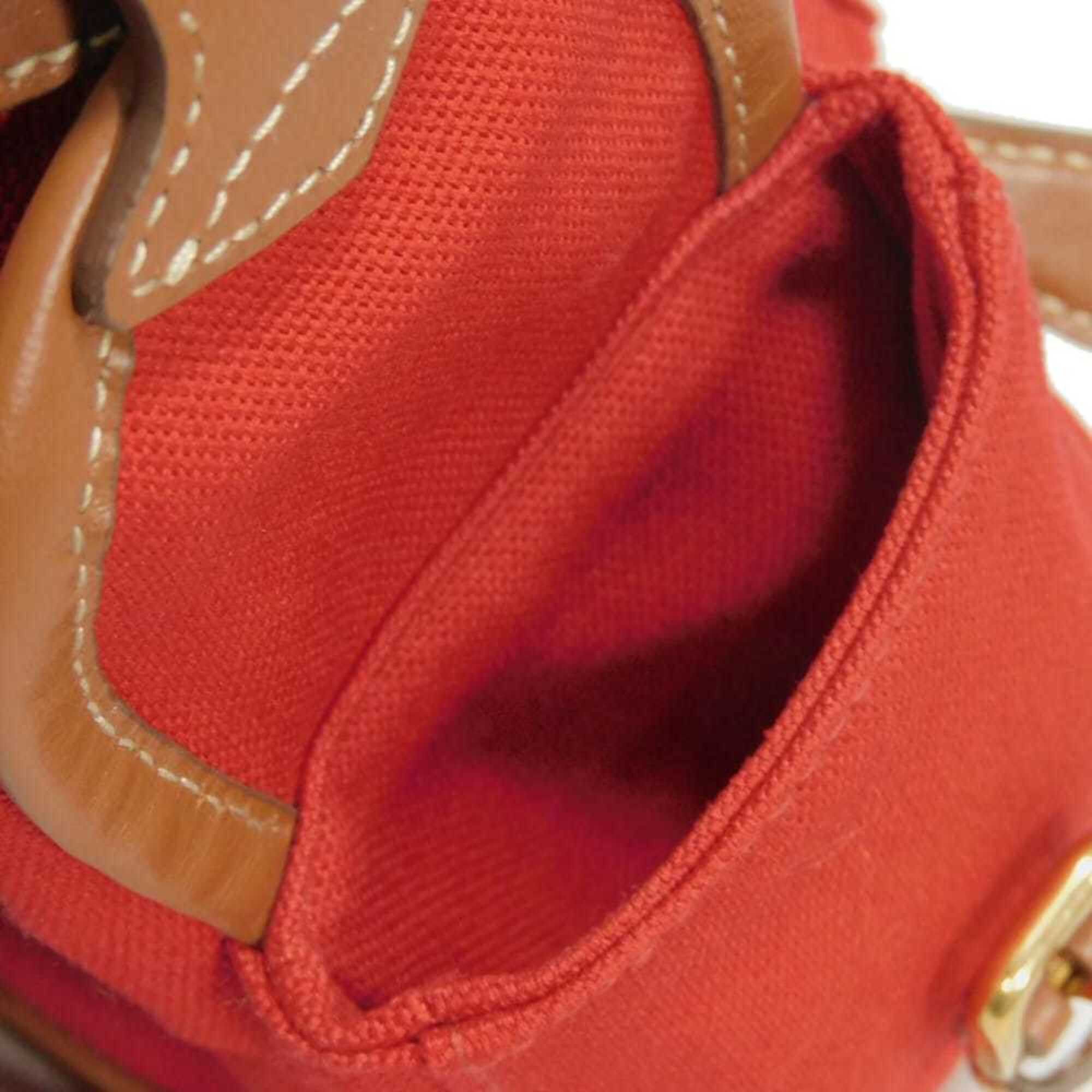 Miu Miu Miu Miu Miu Backpack, Drawstring, Medium Size, Daypack, Brandy Logo, Red, 5BZ043 2IBQ F0TQE, Women's Bag Size ONE SIZE - 20 Thumbnail