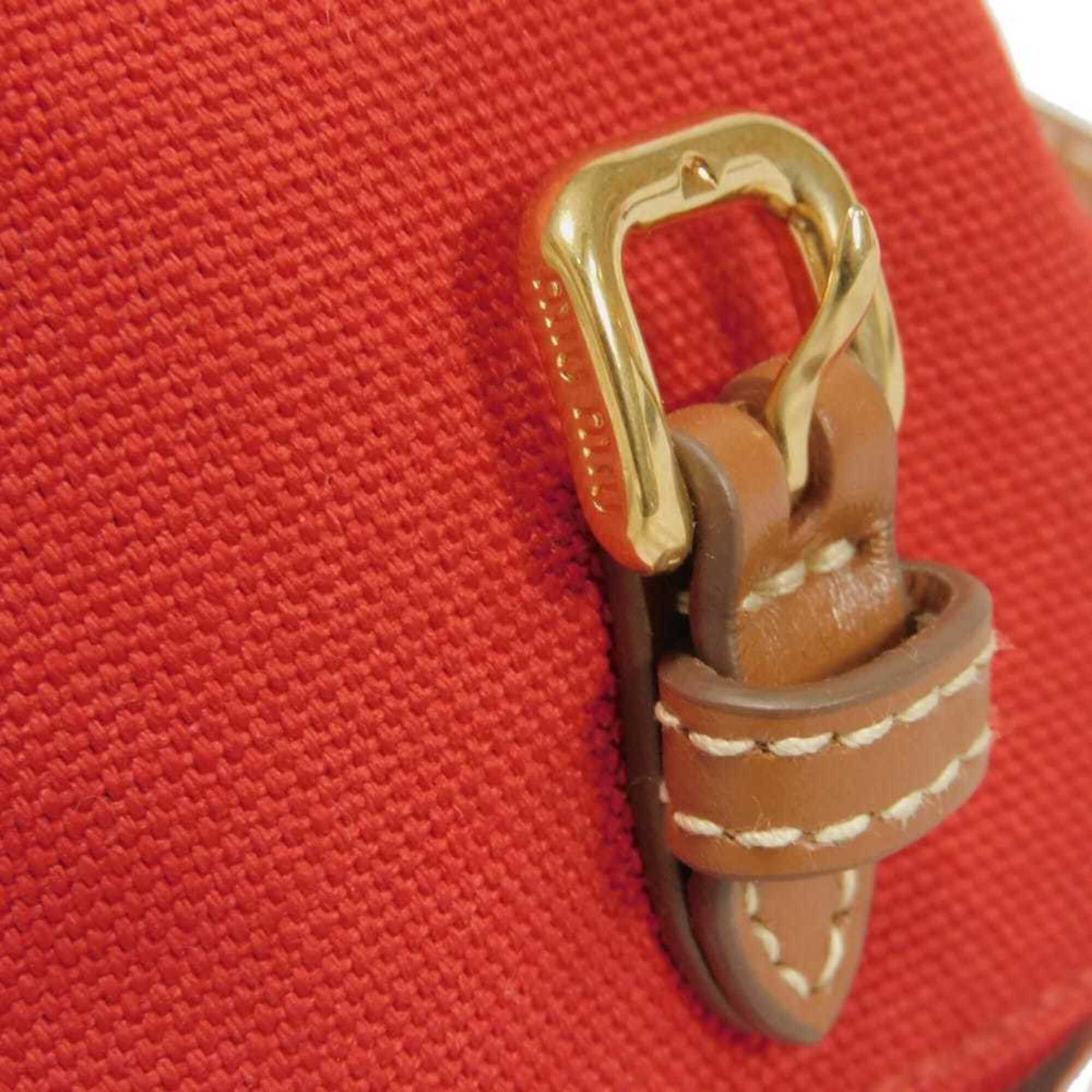 Miu Miu Miu Miu Miu Backpack, Drawstring, Medium Size, Daypack, Brandy Logo, Red, 5BZ043 2IBQ F0TQE, Women's Bag Size ONE SIZE - 19 Thumbnail