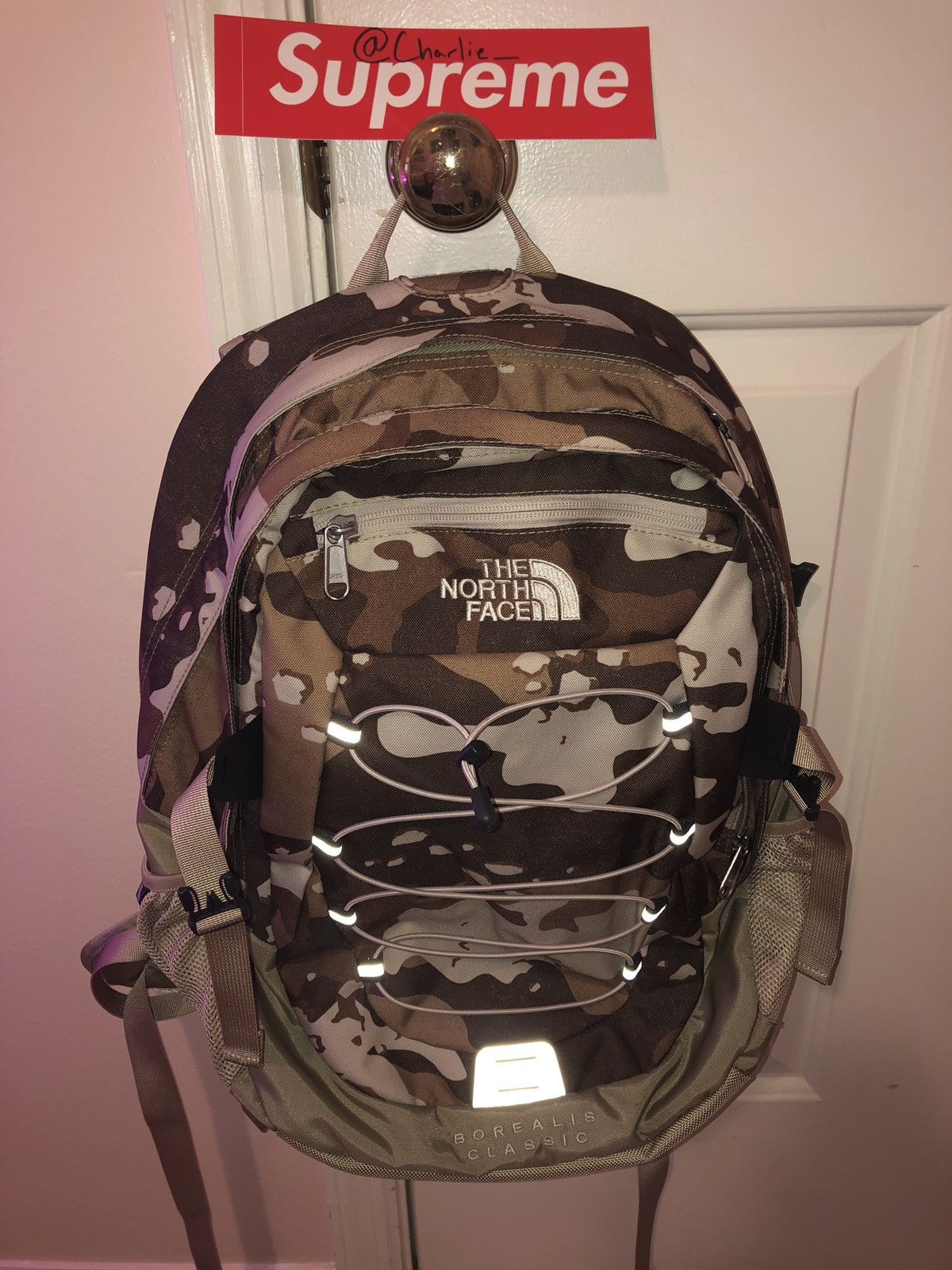 borealis classic backpack north face camo The Women's Commuter Laptop Backpack, Forest Olive Grounded Floral Print/Forest Olive, One Size Celebrated for its iconic bungee straps The North Face The North
