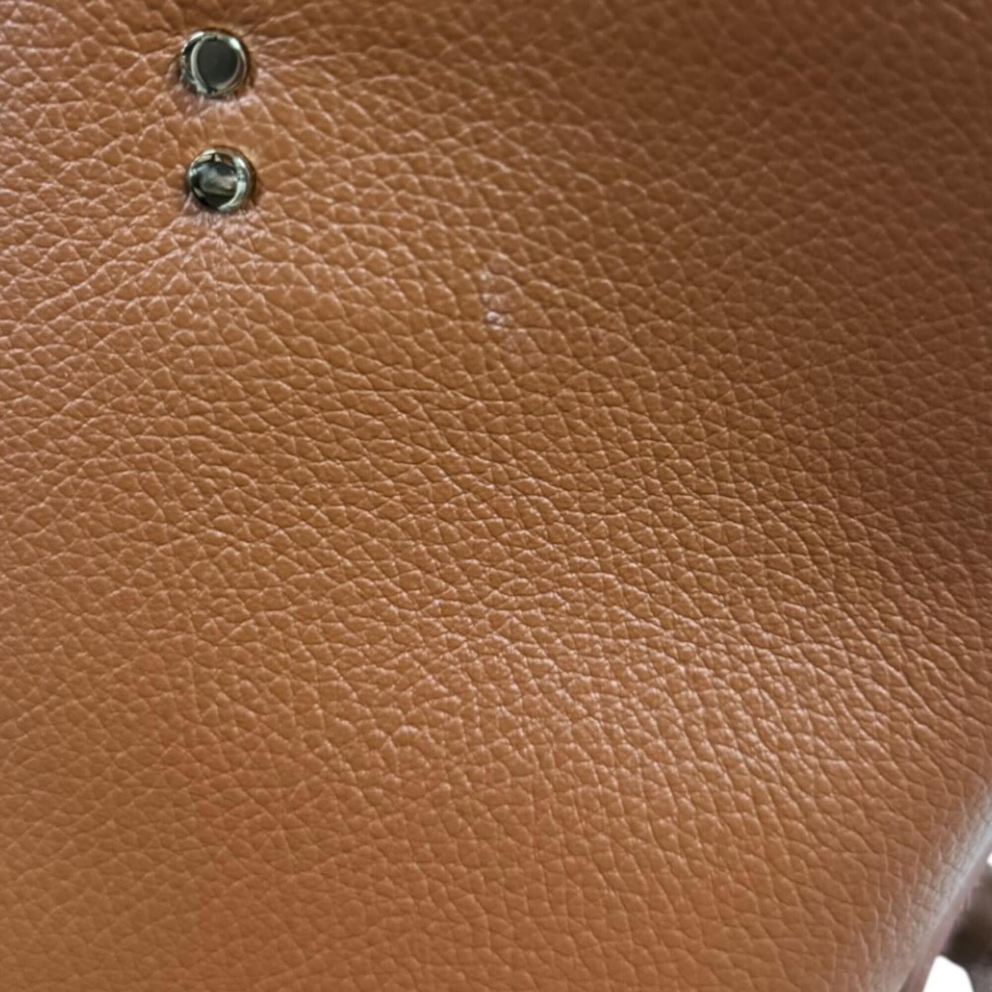 Chloe Chloé Chloe Sense Small East-West Tote Shoulder Bag, Leather, Brown, Women's, 2-way Size ONE SIZE - 10 Thumbnail