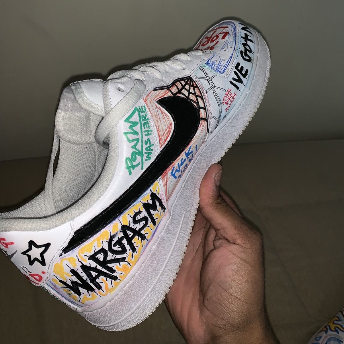 Vlone air force 1 friends and family top
