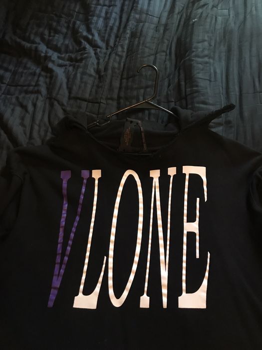 White and purple vlone hoodie clearance