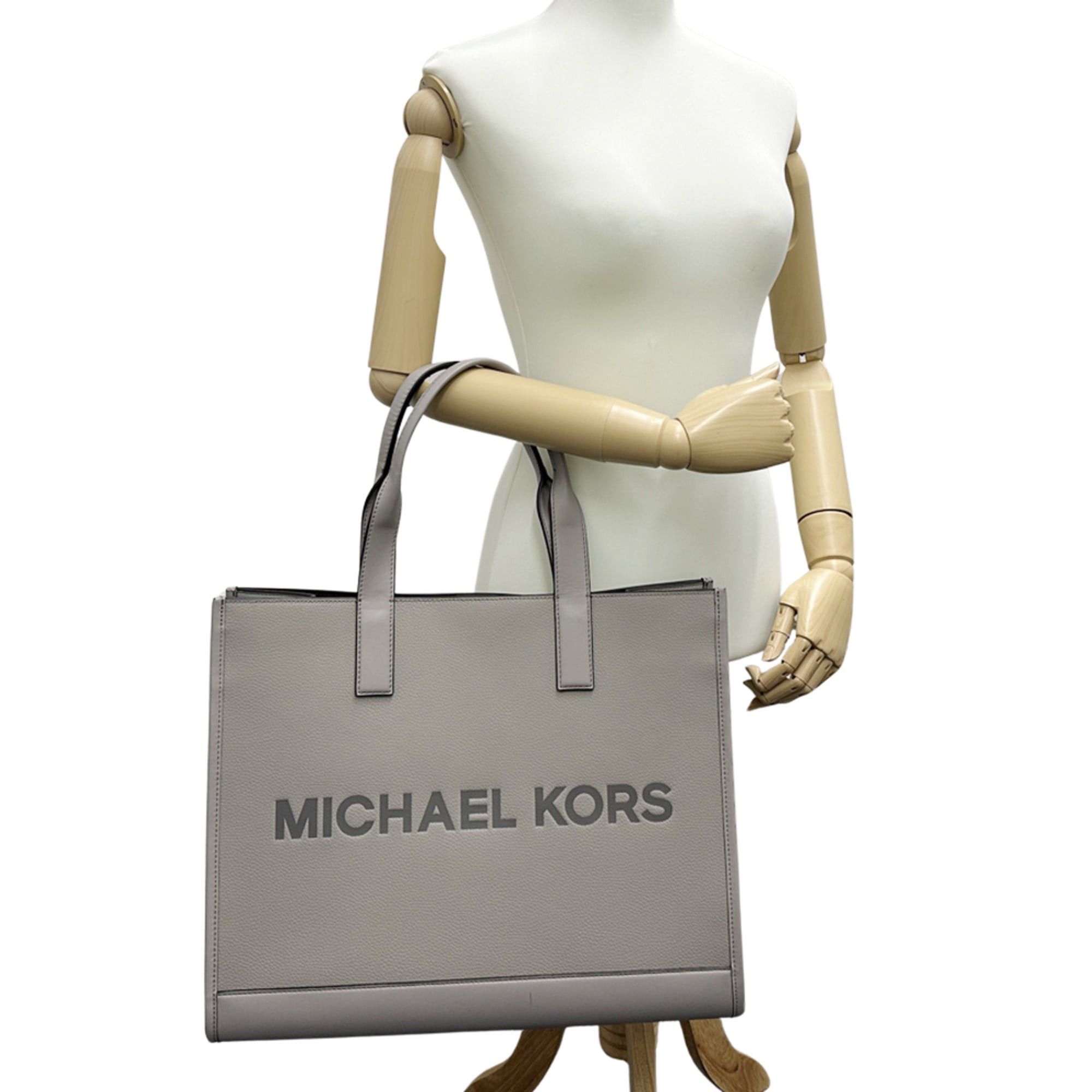 Michael Kors Michael Kors women's handbag, leather tote bag, gray. Size ONE SIZE - 7 Thumbnail