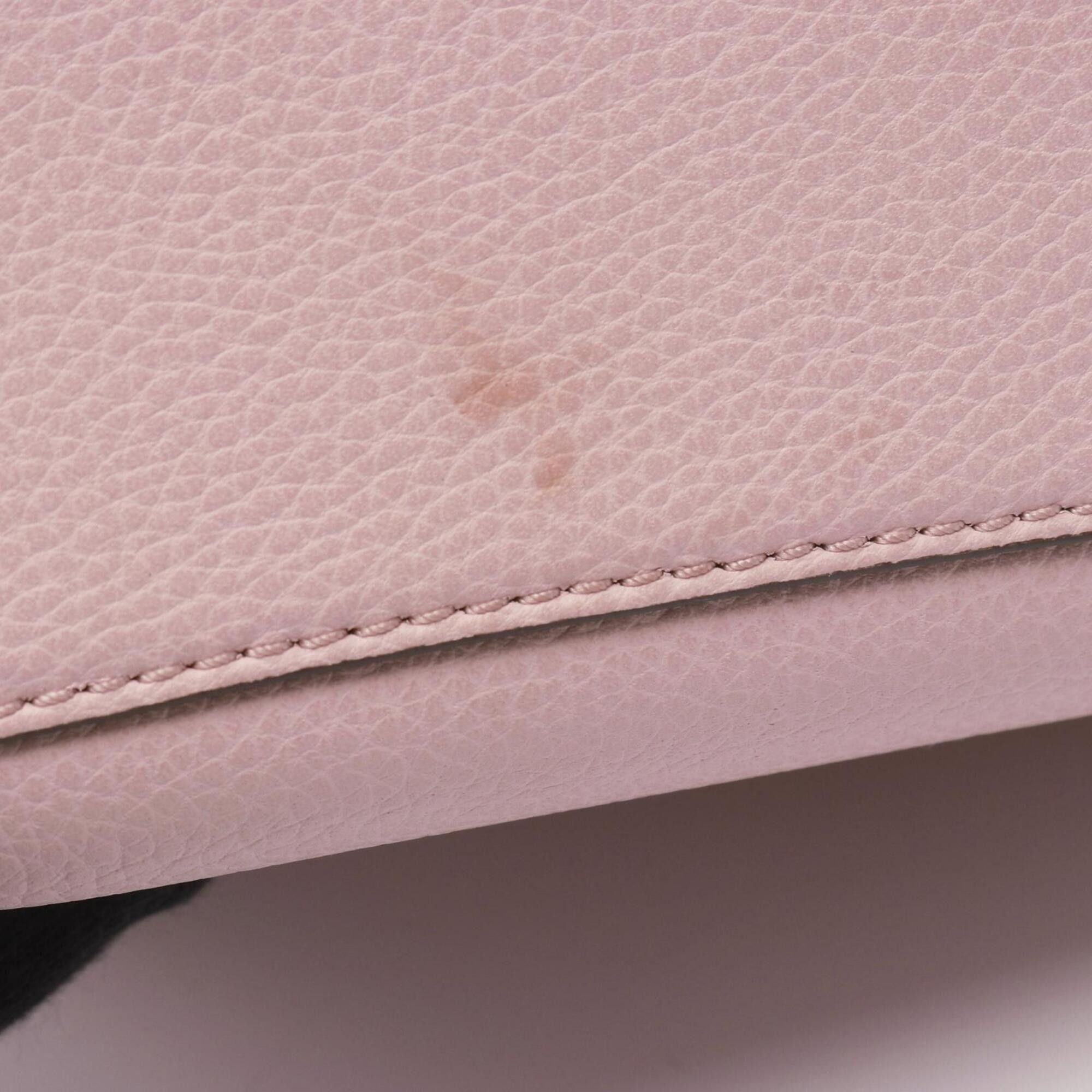 Tory Burch Tory Burch Perry Small Triple Compartment Handbag, Leather, Women's, Pink (81928) Size ONE SIZE - 6 Thumbnail