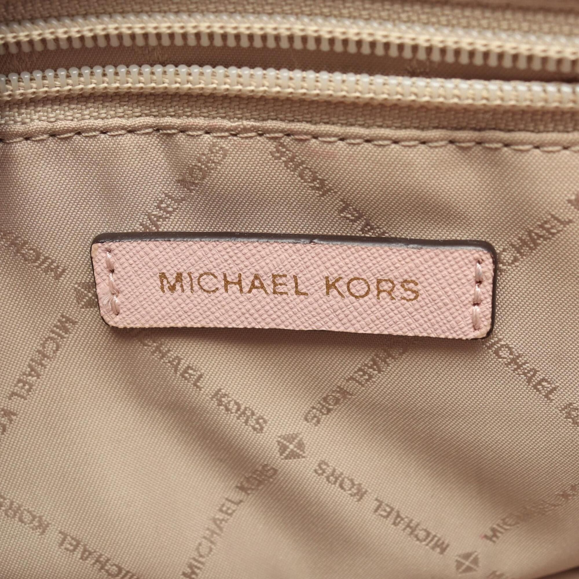 Michael Kors Michael Kors Selma Pochette Shoulder Bag/Handbag, Leather, Women's, Pink, 35H8GLMM6L Size ONE SIZE - 4 Thumbnail