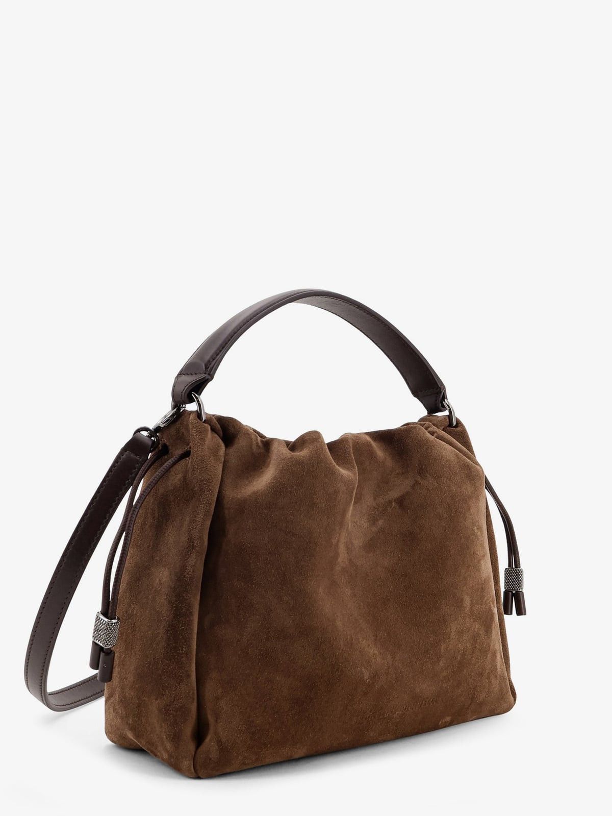 Brunello Cucinelli Brunello Cucinelli Bucket Mellow Suede Handbag Size ONE SIZE - 3 Thumbnail
