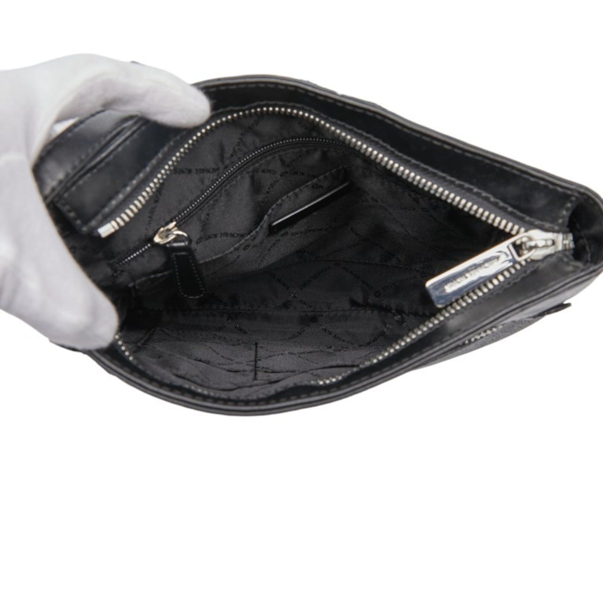 Michael Kors Michael Kors Signature Connie Shoulder Bag, Crossbody Black, Women's Size ONE SIZE - 8 Thumbnail