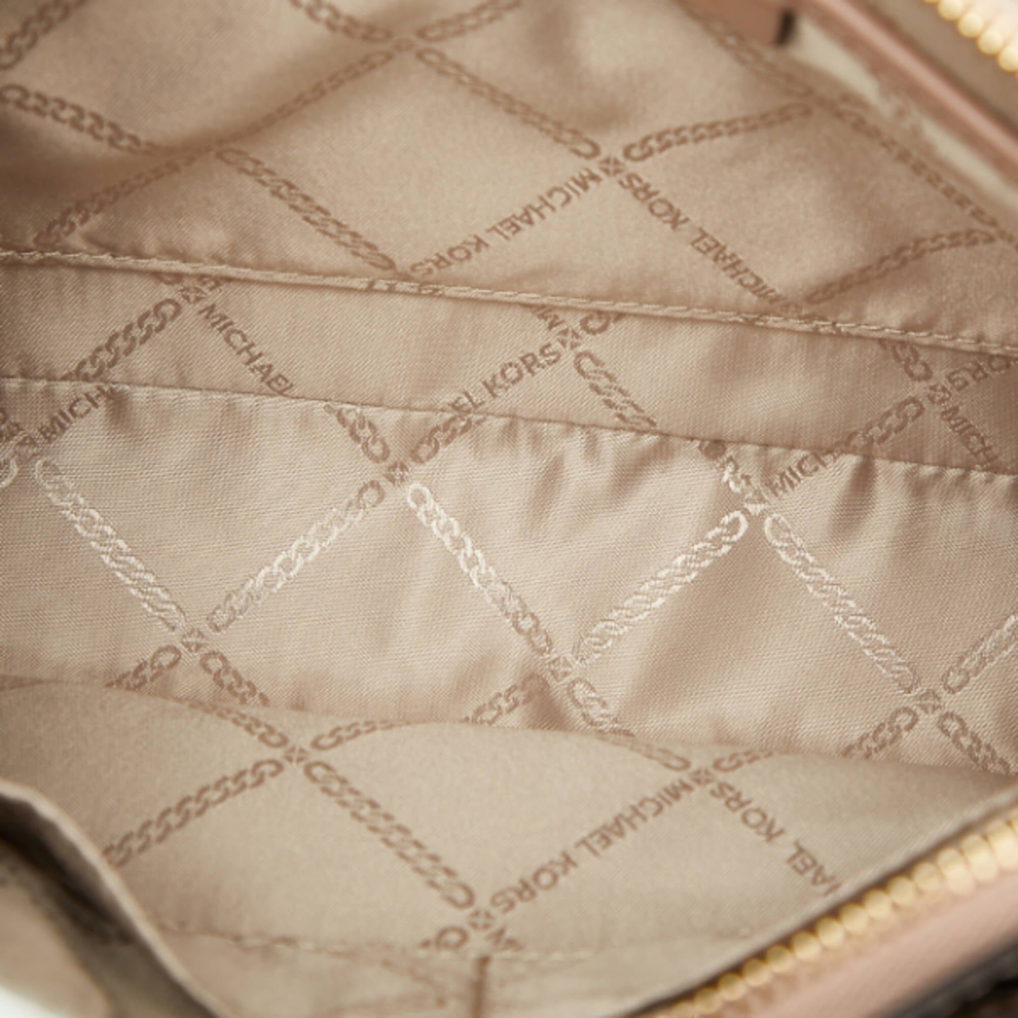 Michael Kors Michael Kors MK Signature Handbag Shoulder Bag 2-Way 32S1GT9C8B Pink Leather Women's Size ONE SIZE - 8 Thumbnail