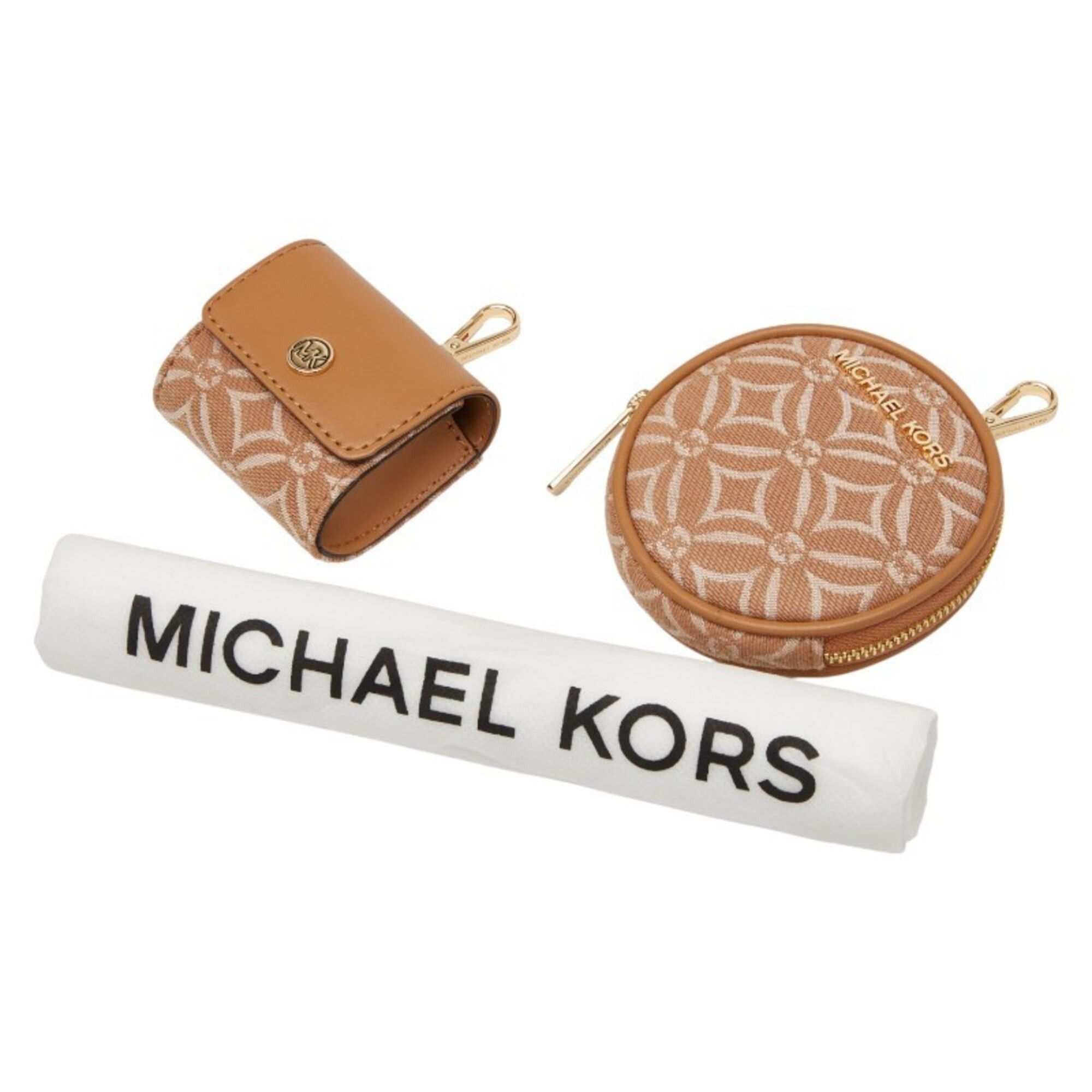 Michael Kors Michael Kors JET SET ITEM Logo Crossbody Shoulder Bag, Brown Canvas Leather, Women's. Size ONE SIZE - 11 Thumbnail
