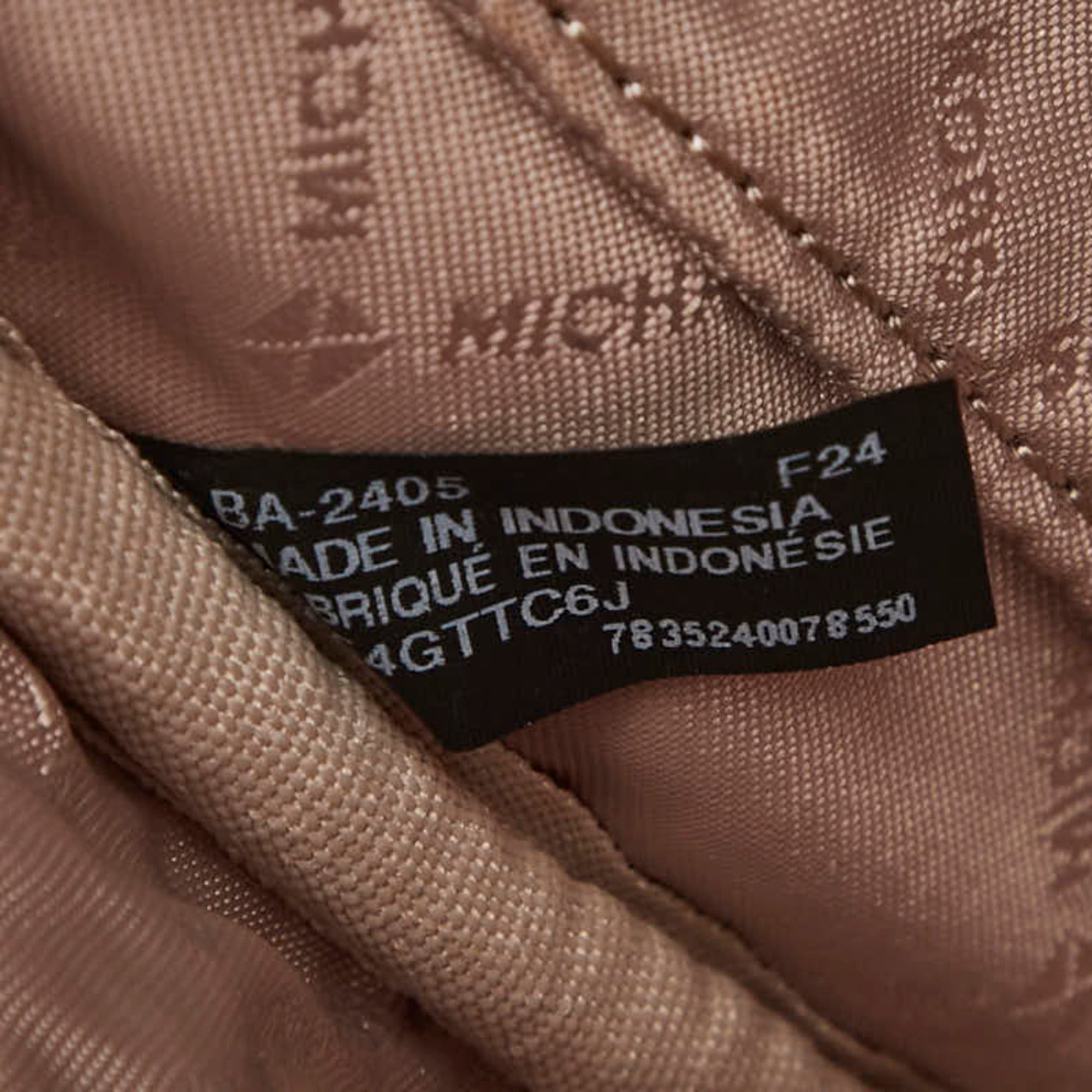 Michael Kors Michael Kors JET SET ITEM Logo Crossbody Shoulder Bag, Brown Canvas Leather, Women's. Size ONE SIZE - 10 Thumbnail