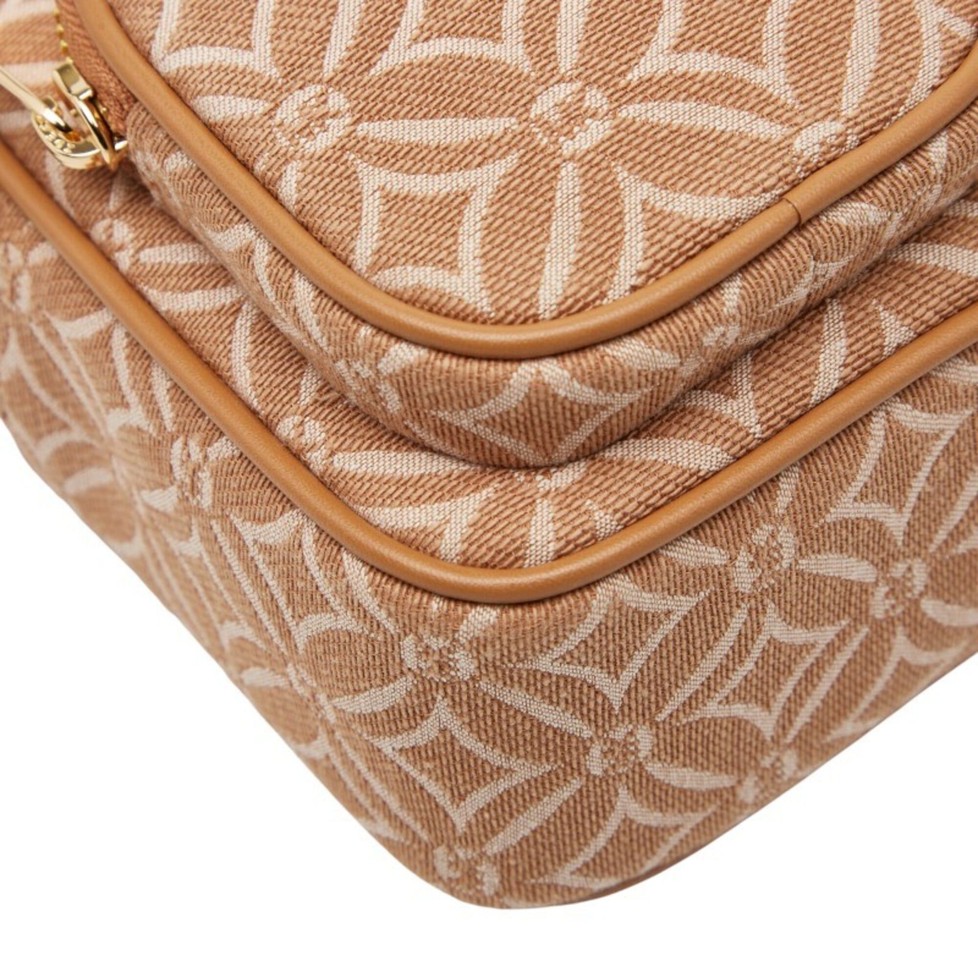 Michael Kors Michael Kors JET SET ITEM Logo Crossbody Shoulder Bag, Brown Canvas Leather, Women's. Size ONE SIZE - 5 Thumbnail