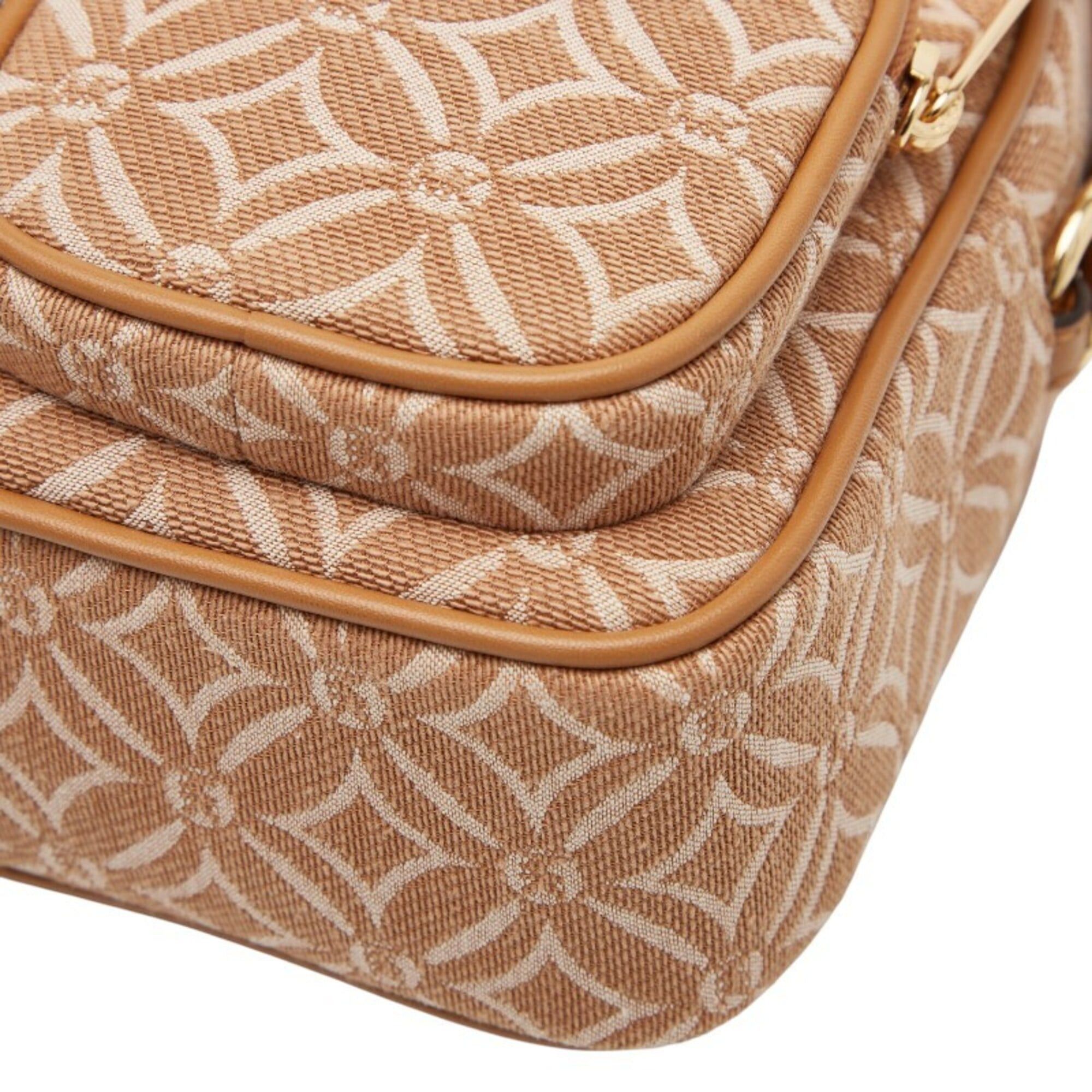 Michael Kors Michael Kors JET SET ITEM Logo Crossbody Shoulder Bag, Brown Canvas Leather, Women's. Size ONE SIZE - 4 Thumbnail