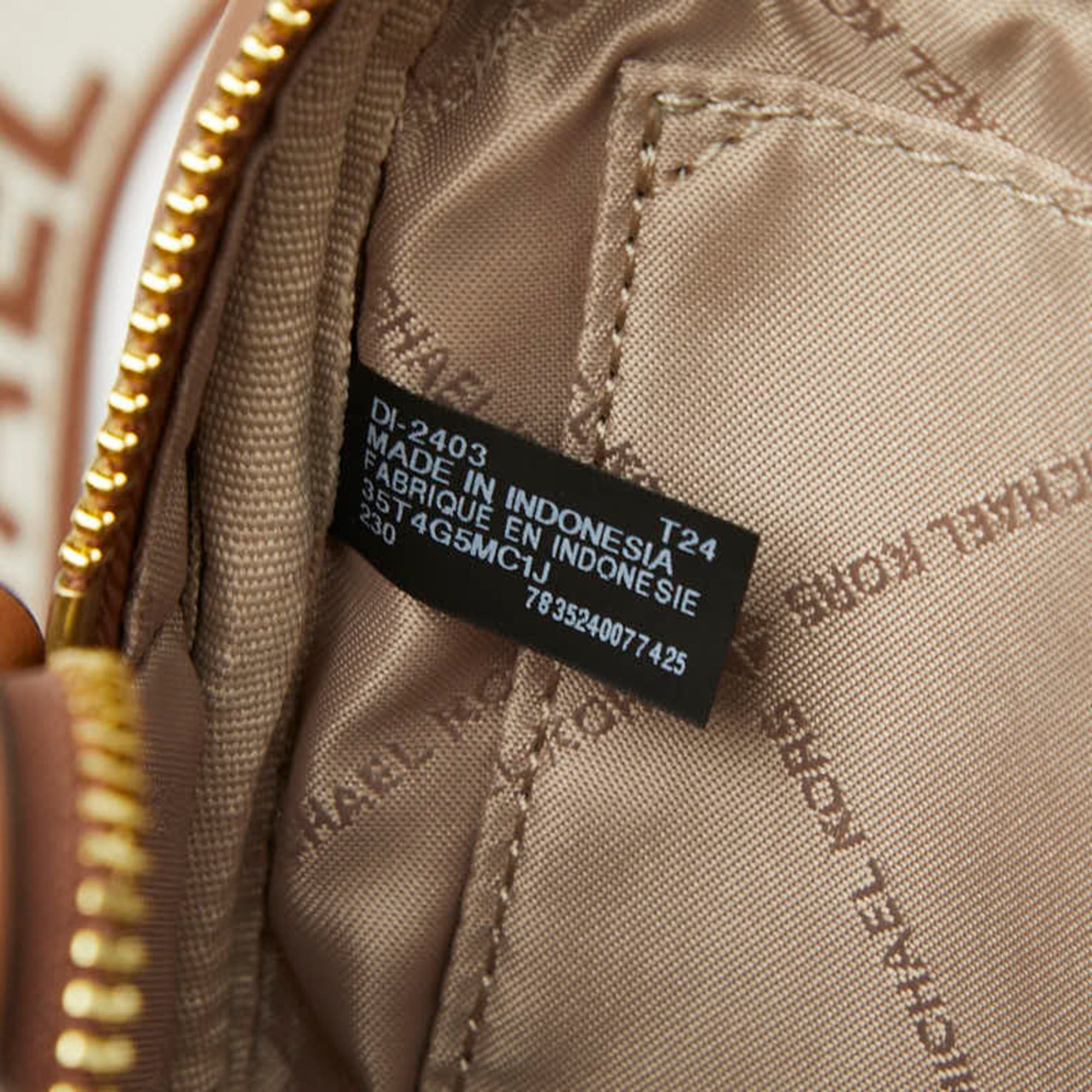 Michael Kors Michael Kors Logo MAISIE 2-in-1 Camera Crossbody Shoulder Bag, Brown Canvas Leather, Women's. Size ONE SIZE - 10 Thumbnail