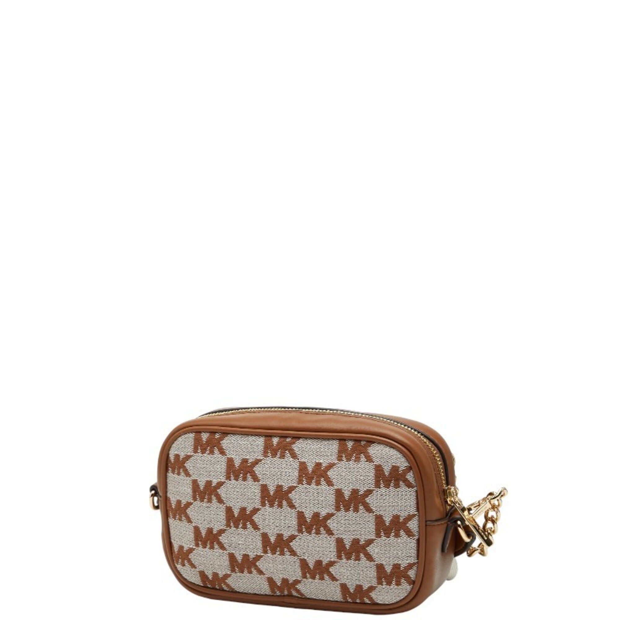 Michael Kors Michael Kors Logo MAISIE 2-in-1 Camera Crossbody Shoulder Bag, Brown Canvas Leather, Women's. Size ONE SIZE - 2 Thumbnail
