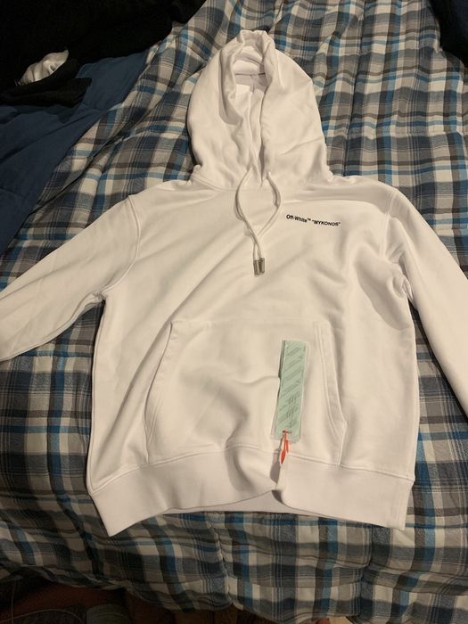 Off white mykonos hoodie sale