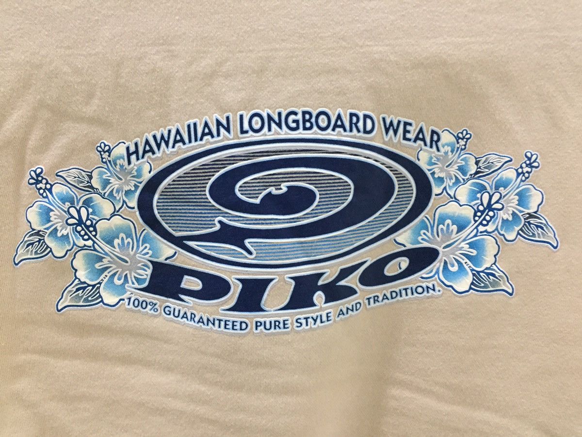 Vintage Vintage Piko Hawaiian Longboard Wear Surf Style Sweatshirt Size US M / EU 48-50 / 2 - 3 Thumbnail