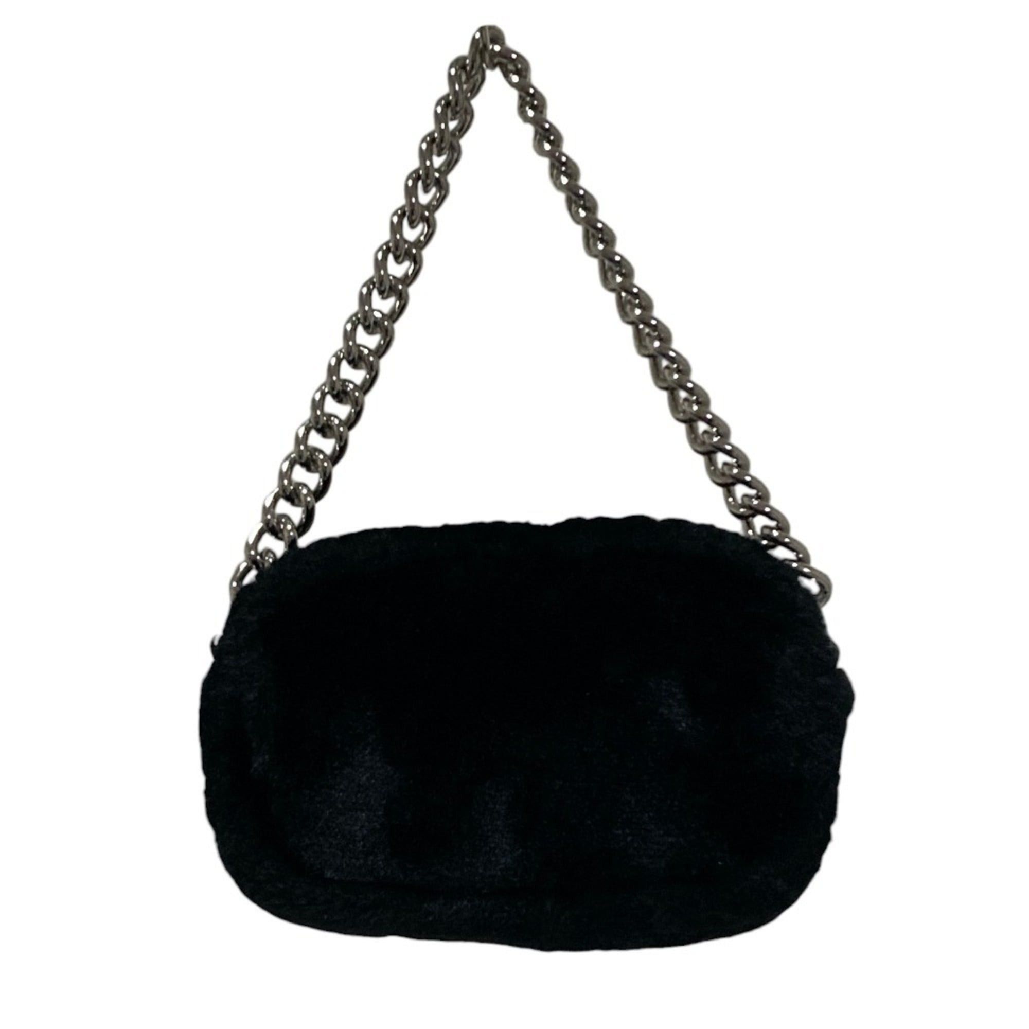 Marc Jacobs Marc Jacobs THE PLUSH SNAPSHOT 2-way Shoulder Bag, Black, Women's Size ONE SIZE - 3 Thumbnail