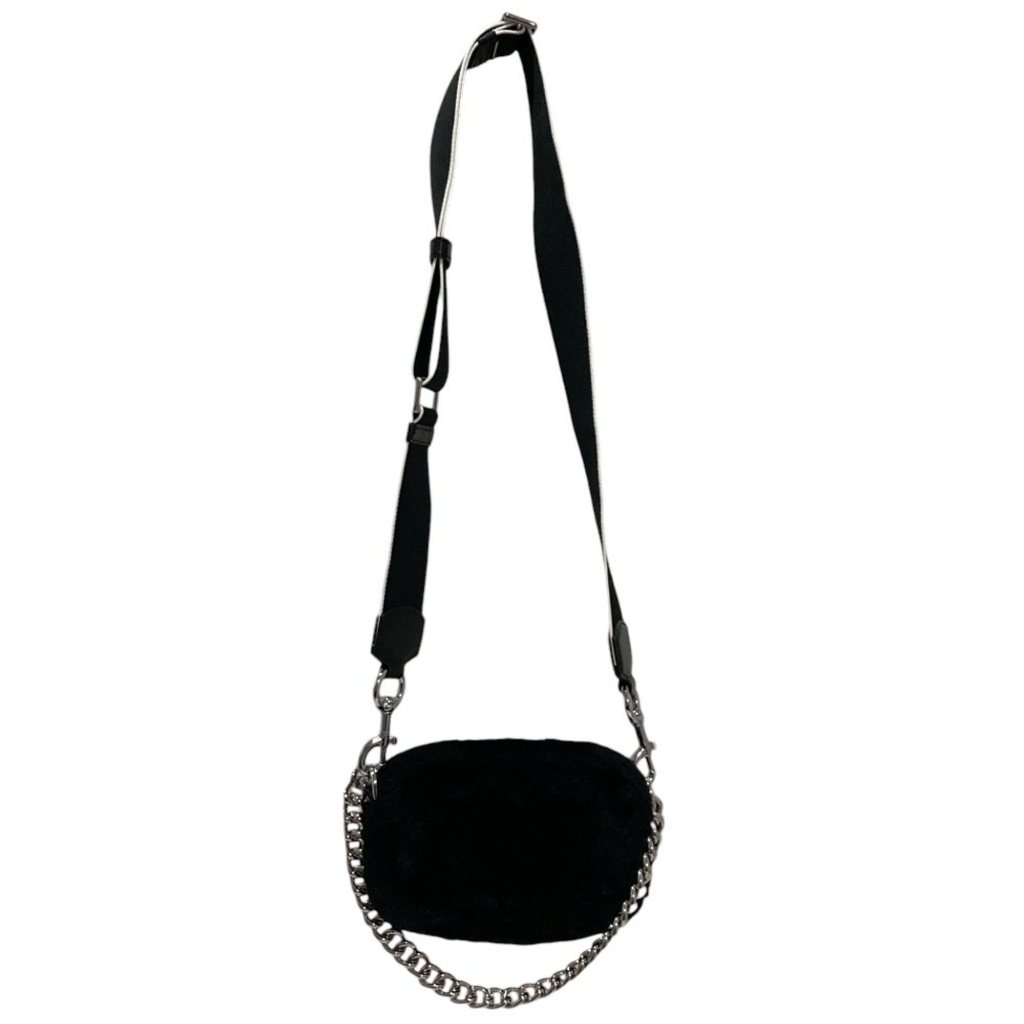 Marc Jacobs Marc Jacobs THE PLUSH SNAPSHOT 2-way Shoulder Bag, Black, Women's Size ONE SIZE - 17 Thumbnail