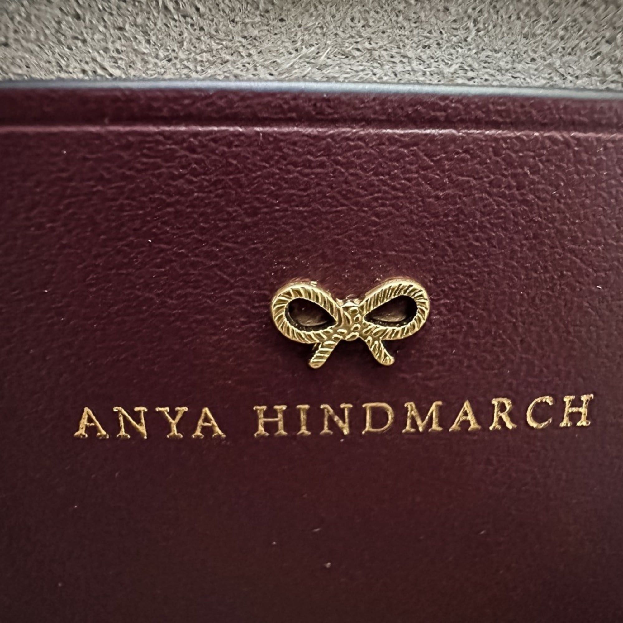 Anya Hindmarch ANYA HINDMARCH THE NEESON TASSEL Crossbody Shoulder Bag 5050925137409 CLARET (Bordeaux) - Women's Size ONE SIZE - 10 Thumbnail