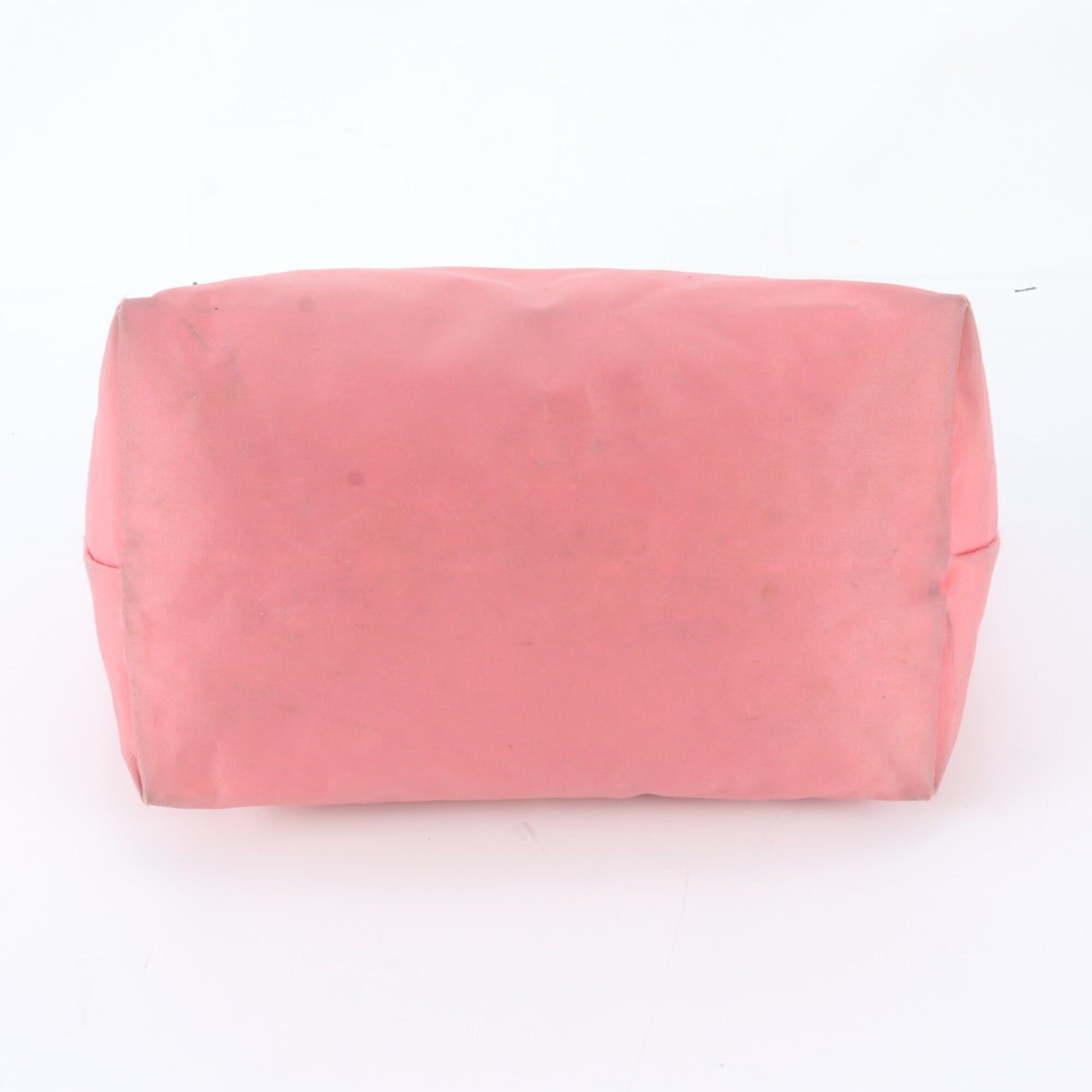 Longchamp Longchamp Le Pliage Leather Nylon Tote Bag Shoulder Pink Women's Size ONE SIZE - 4 Thumbnail