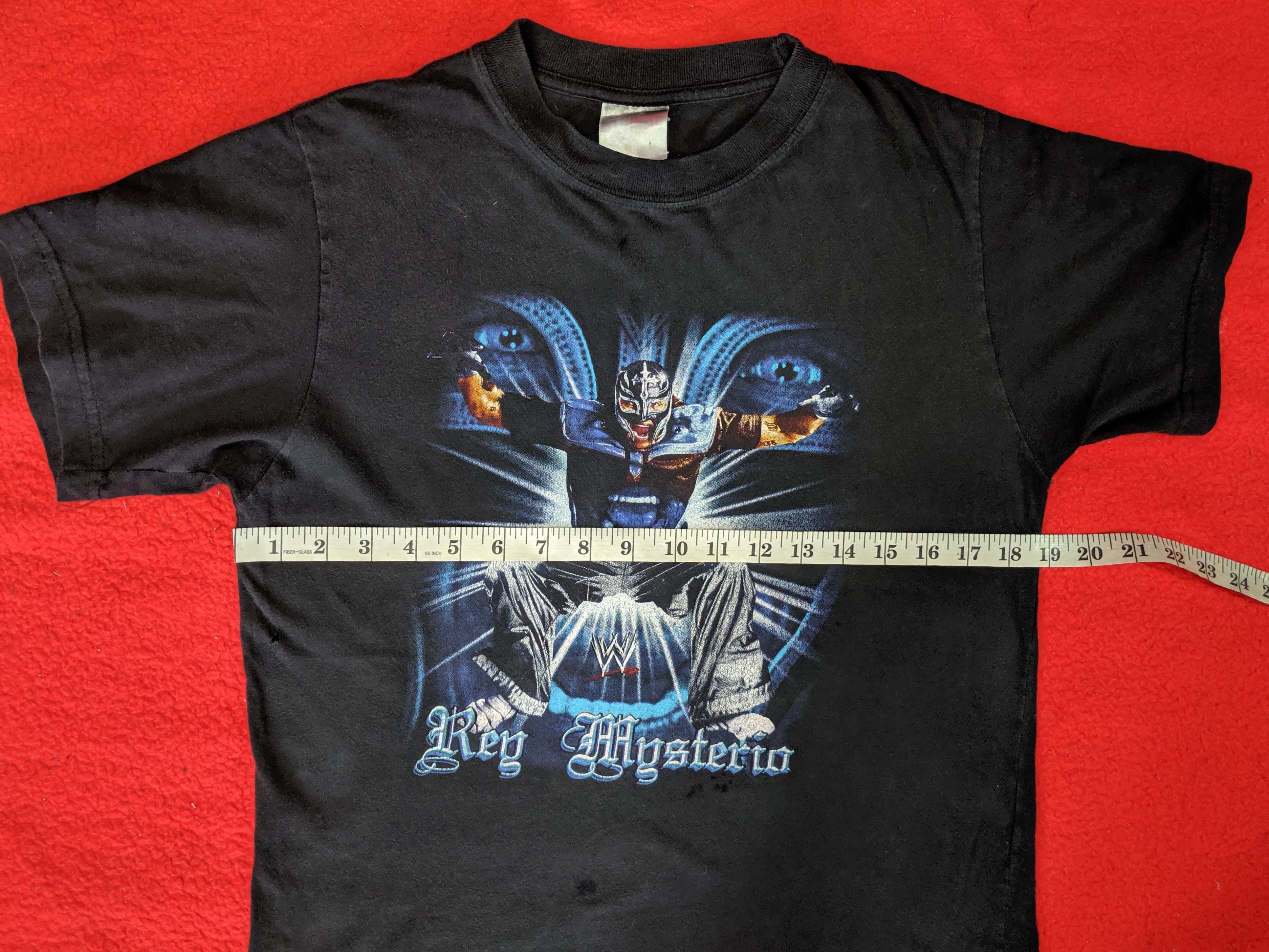 Vintage × WWE × WWF Vintage 90s WWF/WWE rey mysterio big print bothside Size US M / EU 48-50 / 2 - 6 Thumbnail
