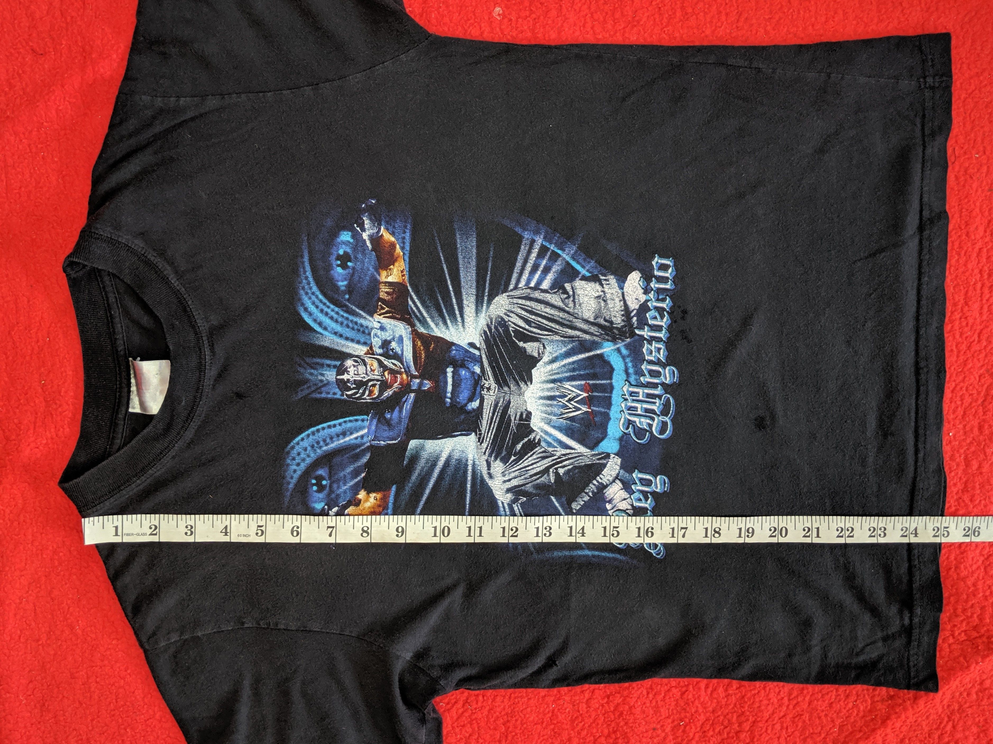 Vintage × WWE × WWF Vintage 90s WWF/WWE rey mysterio big print bothside Size US M / EU 48-50 / 2 - 7 Thumbnail