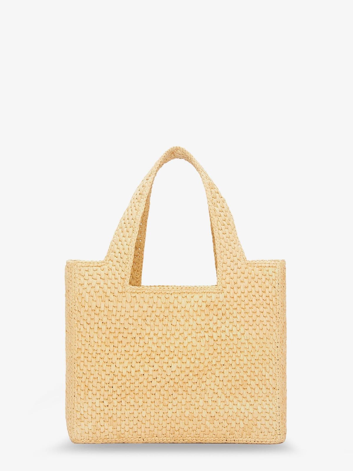 Loewe Loewe Paula's Ibiza -Small Loewe Font raffia handbag with em Size ONE SIZE - 2 Thumbnail