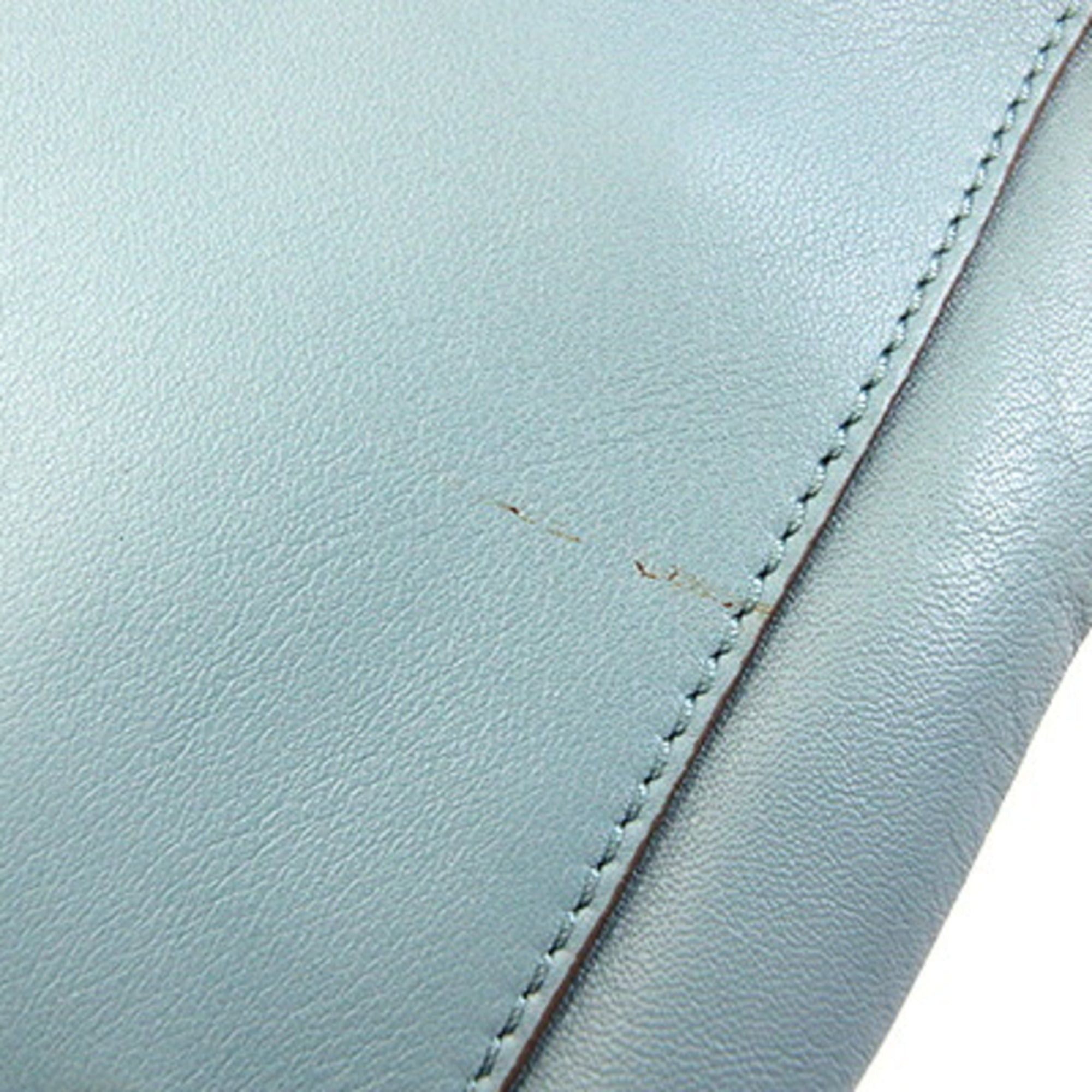 Anya Hindmarch Anya Hindmarch Shoulder Bag, Car Car, Light Blue and Beige Leather, Triple Strap, Crossbody, Bicolor, Women's ANYA HINDMARCH Size ONE SIZE - 9 Thumbnail