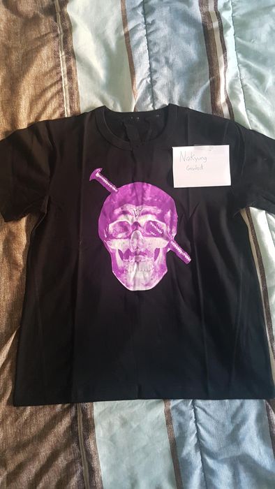 Vlone purple clearance skull