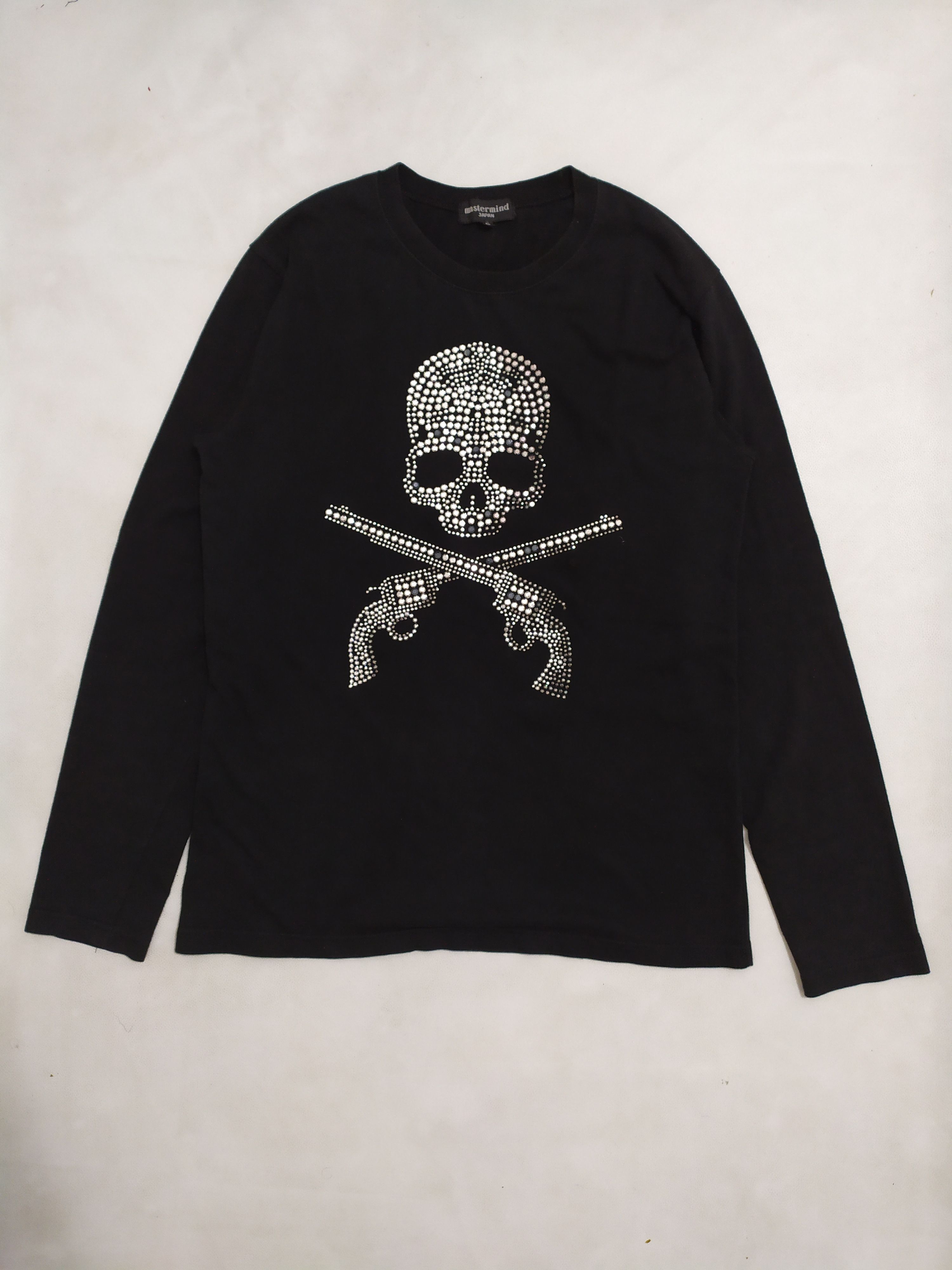 Mastermind Japan Mastermind Long Sleeve Big Logo Skull and Gun 