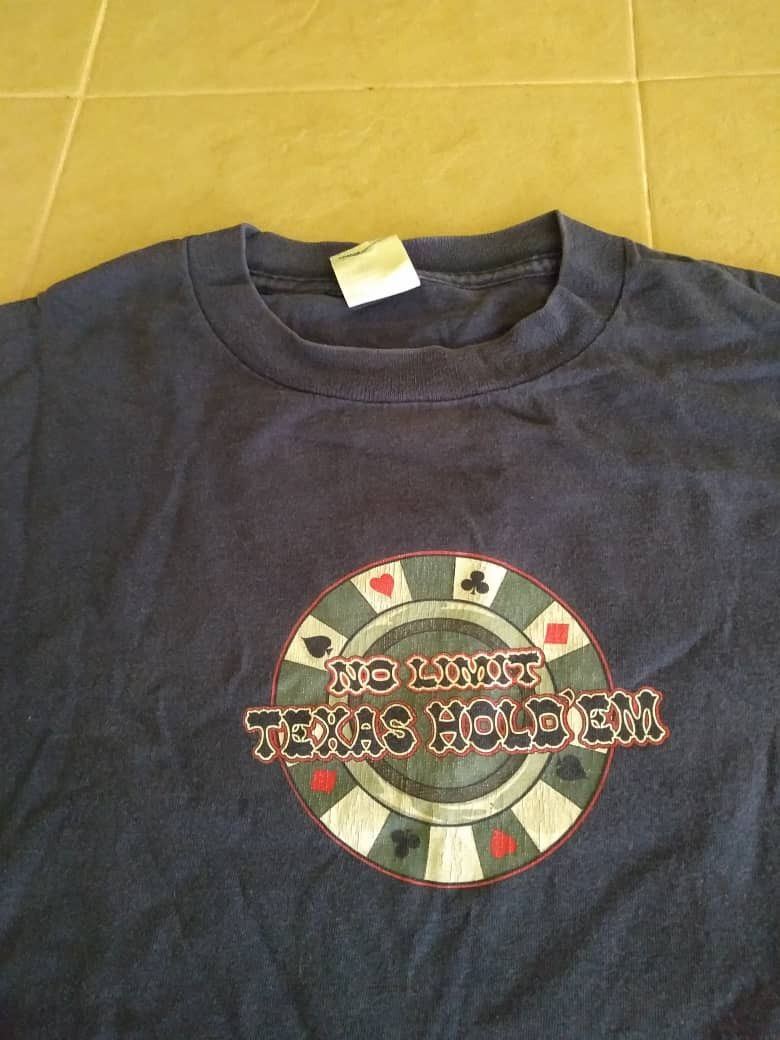 Seditionaries 🔥 2000s Sunfaded Skull Motive Texas Poker Hold Em Size US L / EU 52-54 / 3 - 5 Thumbnail