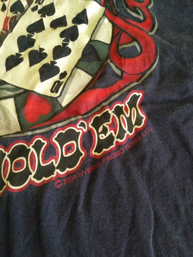 Seditionaries 🔥 2000s Sunfaded Skull Motive Texas Poker Hold Em Size US L / EU 52-54 / 3 - 7 Thumbnail