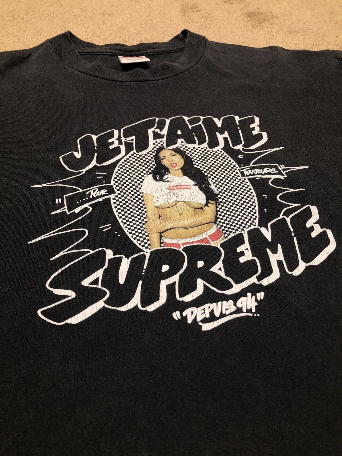 Supreme 2007 Supreme Tera Patrick Je T'aime Tee | Grailed