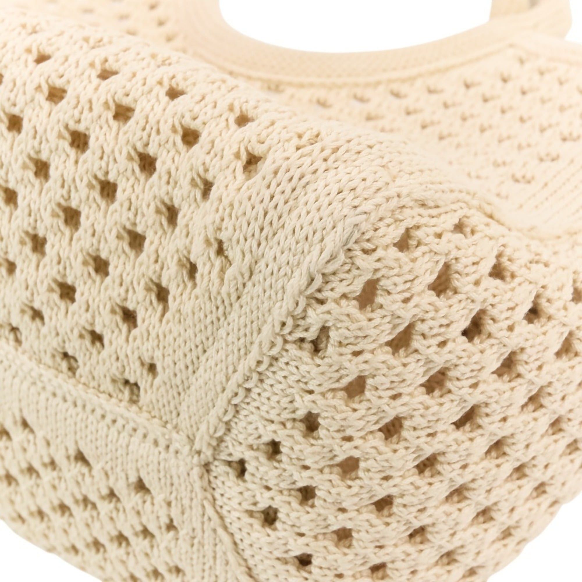 Miu Miu Miu Miu MIU IVY Logo Mesh Handbag with Pouch, 2-Way Tote Bag, 5BG281 Ivory, Women's Size ONE SIZE - 14 Thumbnail