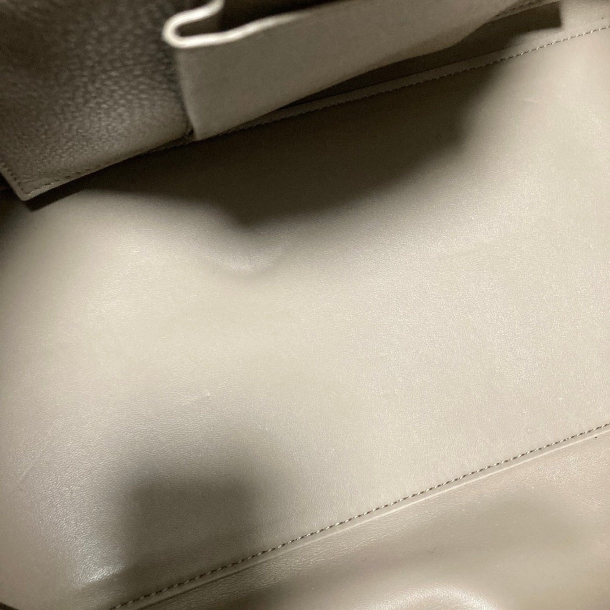 Tory Burch TORY BURCH Leather Horse Tote Bag, Gray, Women's Size ONE SIZE - 15 Thumbnail