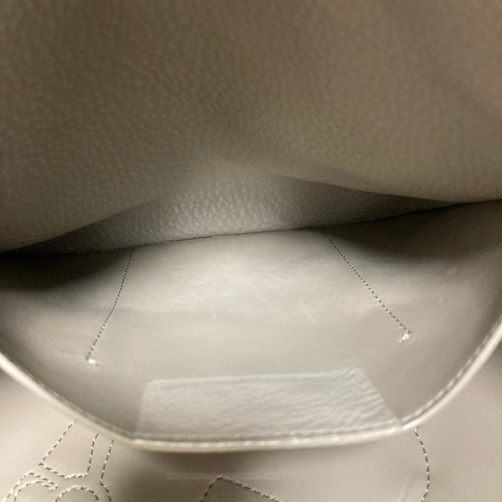 Tory Burch TORY BURCH Leather Horse Tote Bag, Gray, Women's Size ONE SIZE - 14 Thumbnail