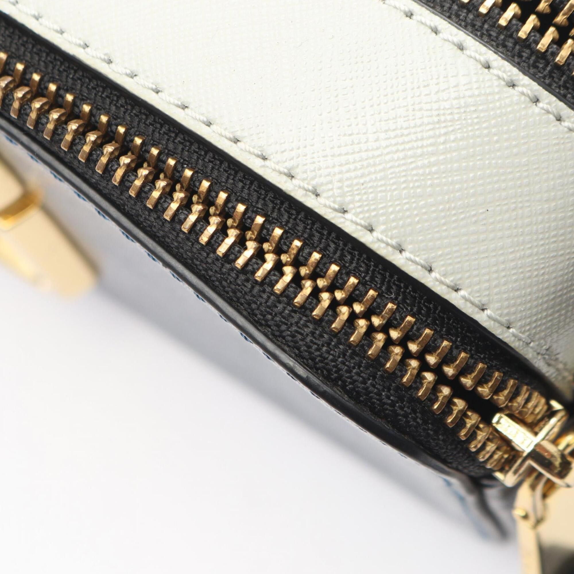 Marc Jacobs Marc Jacobs Snapshot Shoulder Bag/Handbag, Leather, Women's, Navy, Black, Gray Size ONE SIZE - 5 Thumbnail