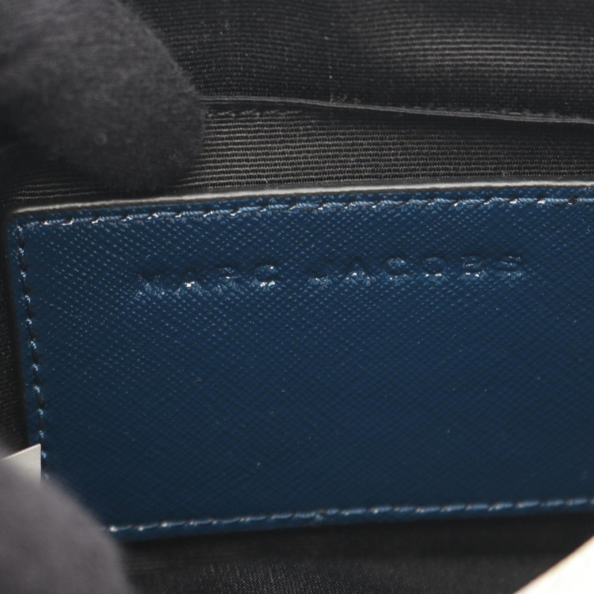 Marc Jacobs Marc Jacobs Snapshot Shoulder Bag/Handbag, Leather, Women's, Navy, Black, Gray Size ONE SIZE - 4 Thumbnail