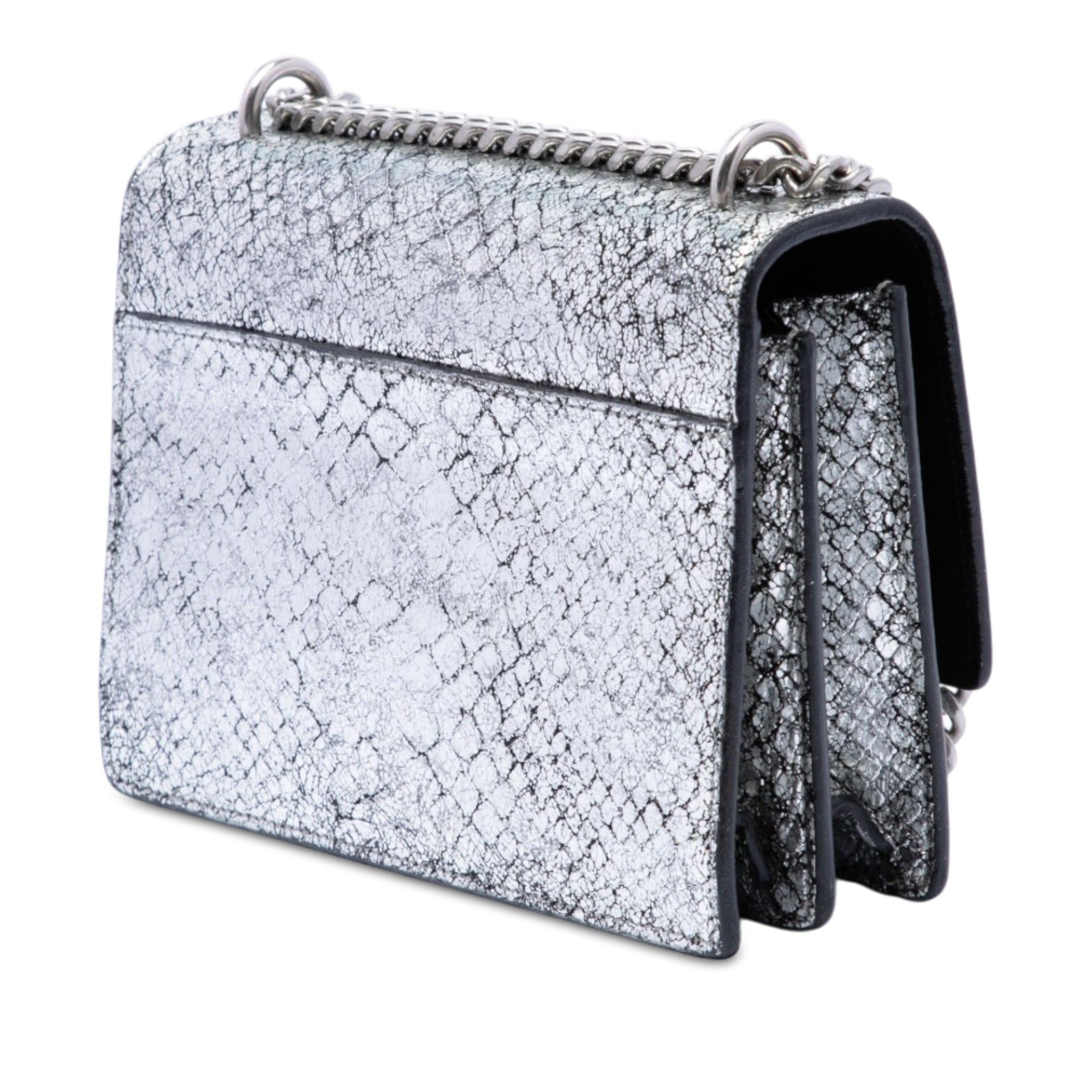 Saint Laurent Paris Python Embossed Leather Monogram Sunset Crossbody Size ONE SIZE - 2 Thumbnail