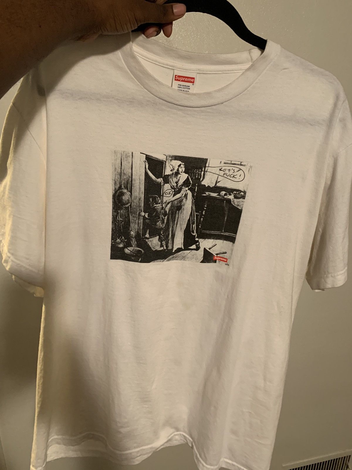 Supreme Supreme Mike Kelley let's fuck tee | Grailed