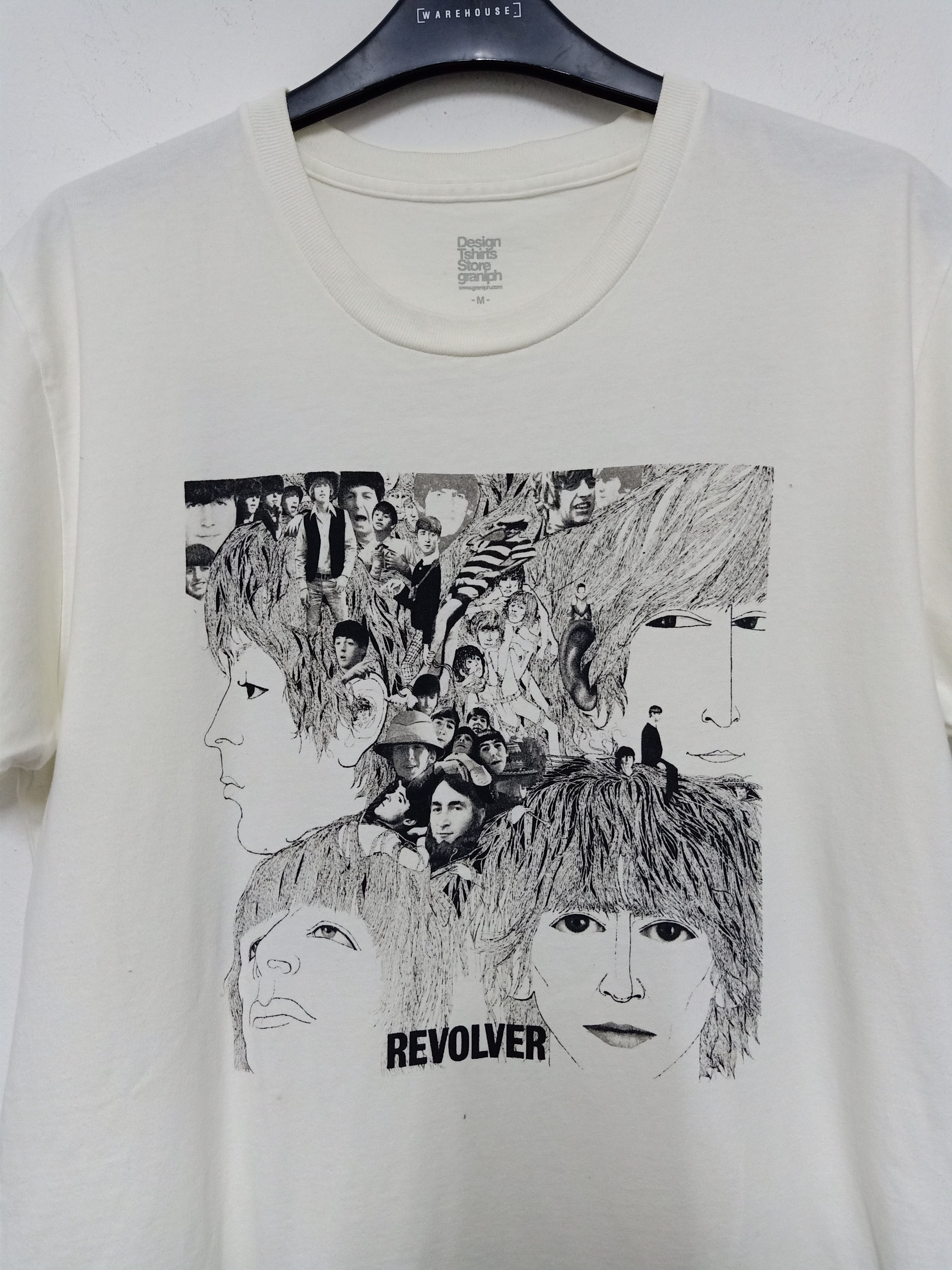 Vintage The beatles tshirt cover album revolver | Grailed