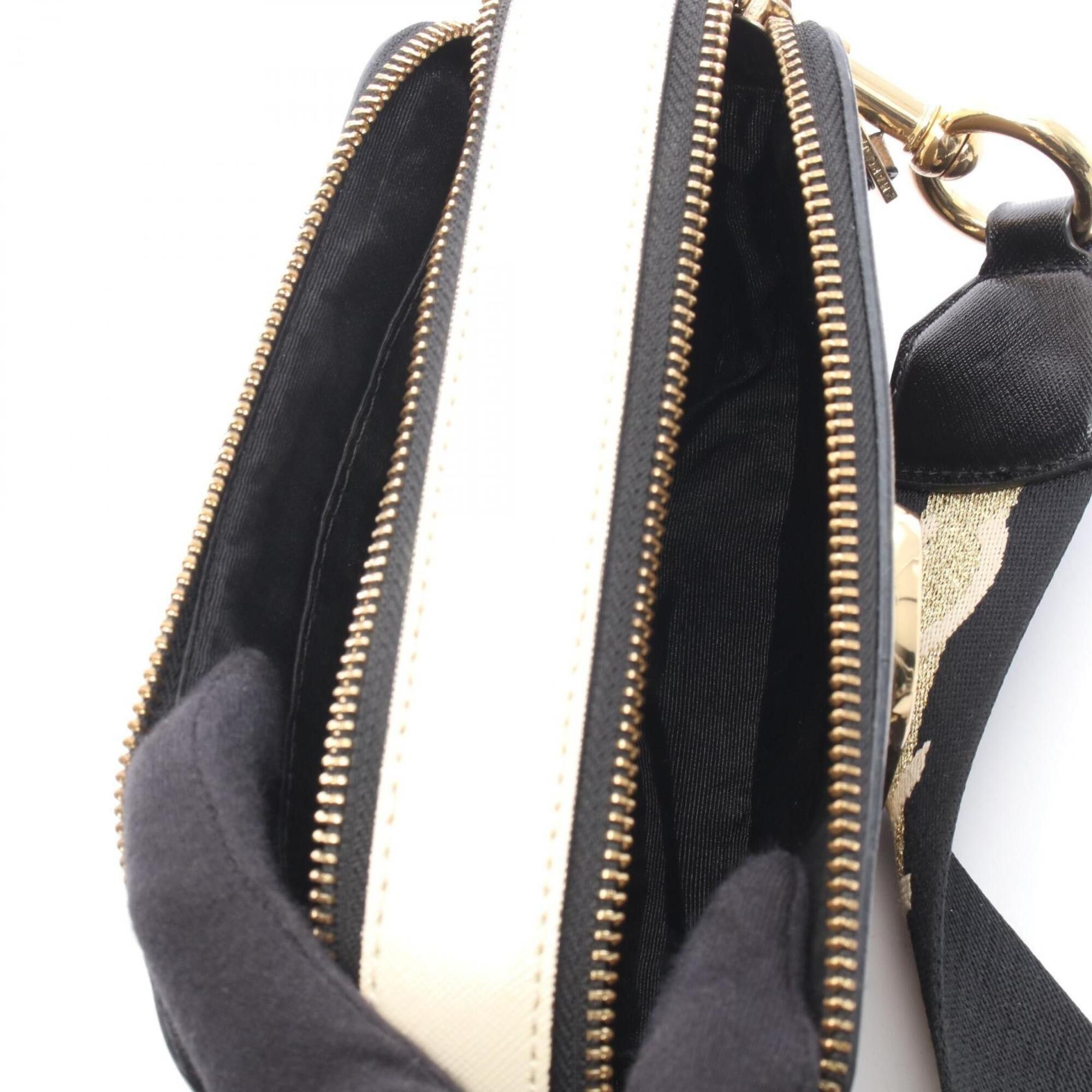 Marc Jacobs Marc Jacobs Snapshot Shoulder Bag/Handbag, Leather, Women's, Gray/Ivory, M0014146 Size ONE SIZE - 3 Thumbnail