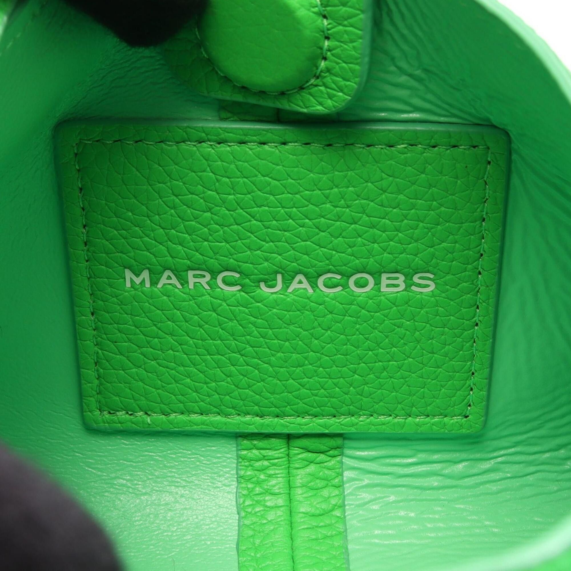 Marc Jacobs Marc Jacobs THE LEATHER SACK BAG MINI - Leather handbag, mini women's, green. Size ONE SIZE - 4 Thumbnail