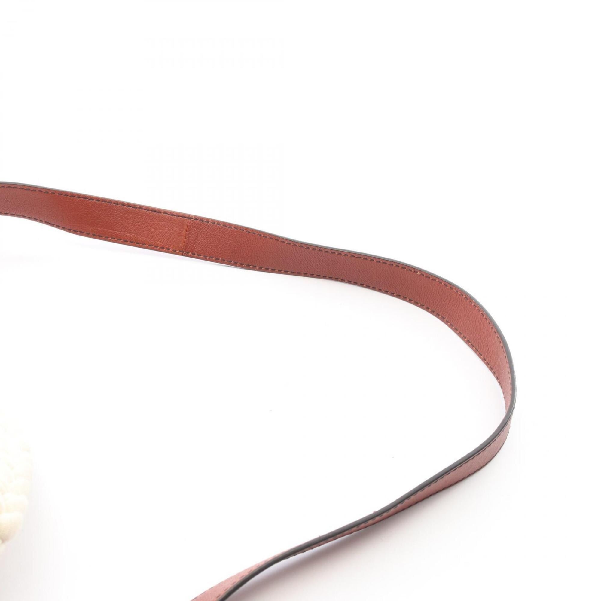 Chloe Chloé Chloe Edith 2-way handbag, leather and cotton, women's, brown white. Size ONE SIZE - 12 Thumbnail