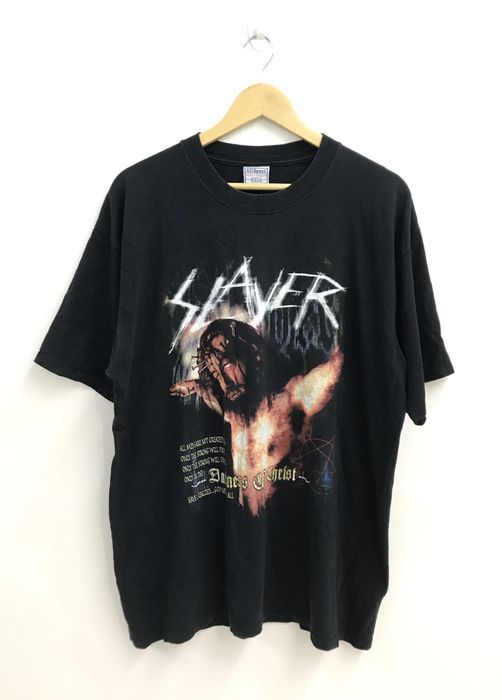 Vintage Vtg Slayer Darkness Of Christ God Hates Us Tour T-shirt