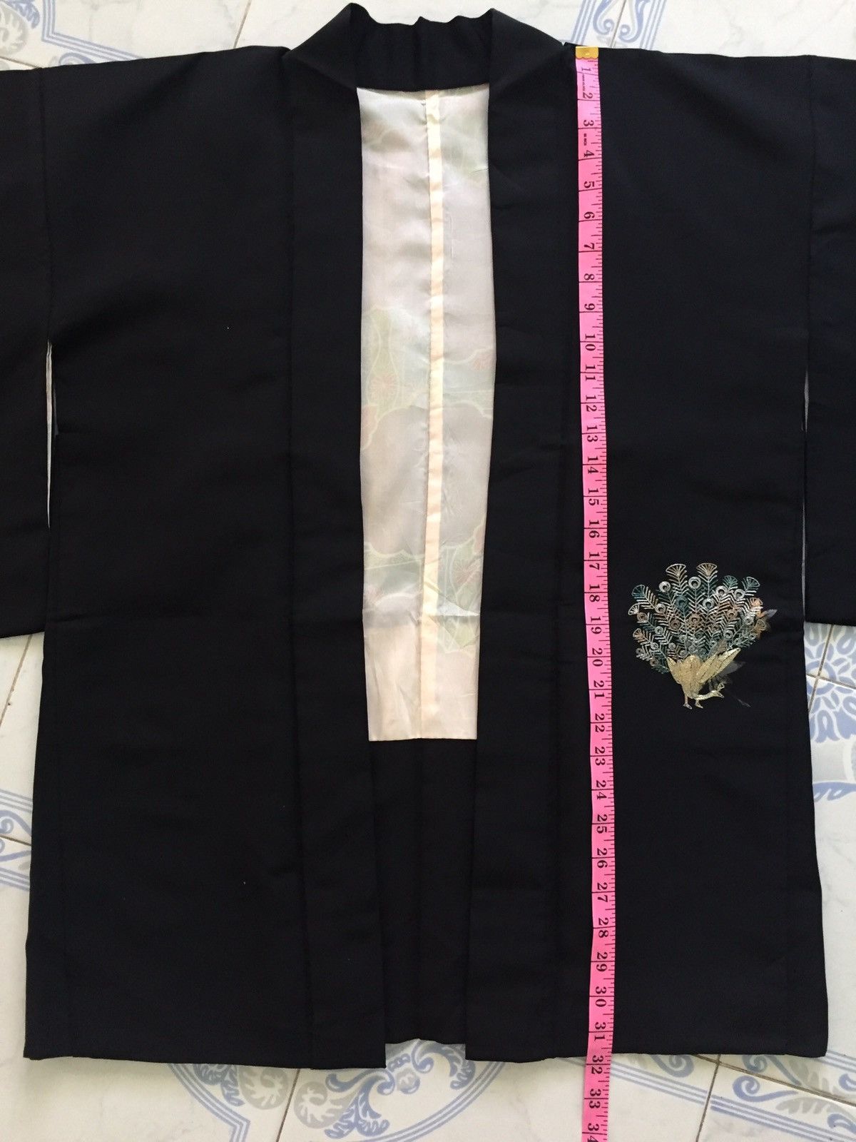 Japanese Brand Peacock Decoration Japanese Kimono Size US L / EU 52-54 / 3 - 8 Thumbnail
