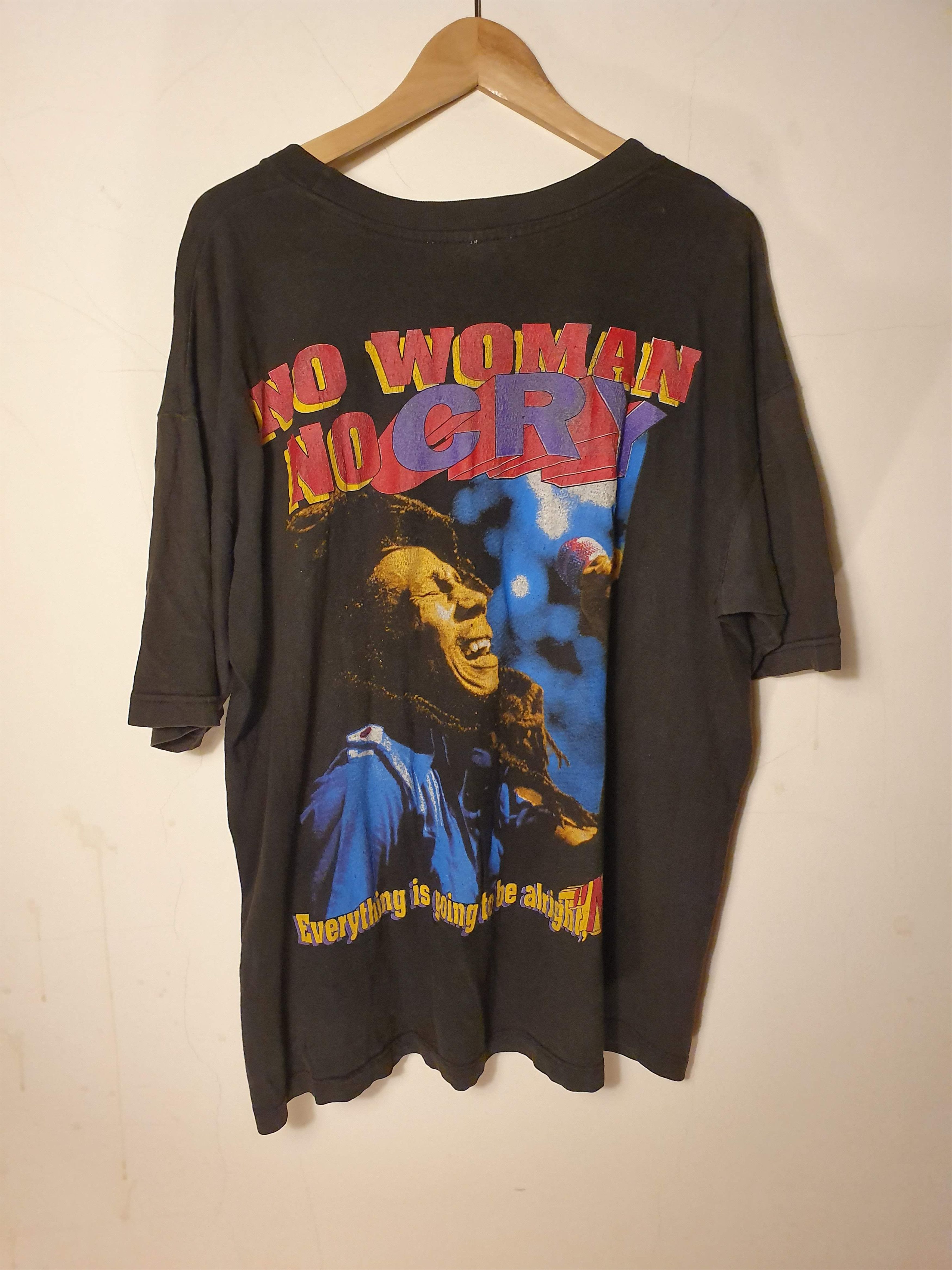 Bob Marley × Vintage 90s Bob Marley 'No Woman No Cry' Rap Tee | Grailed