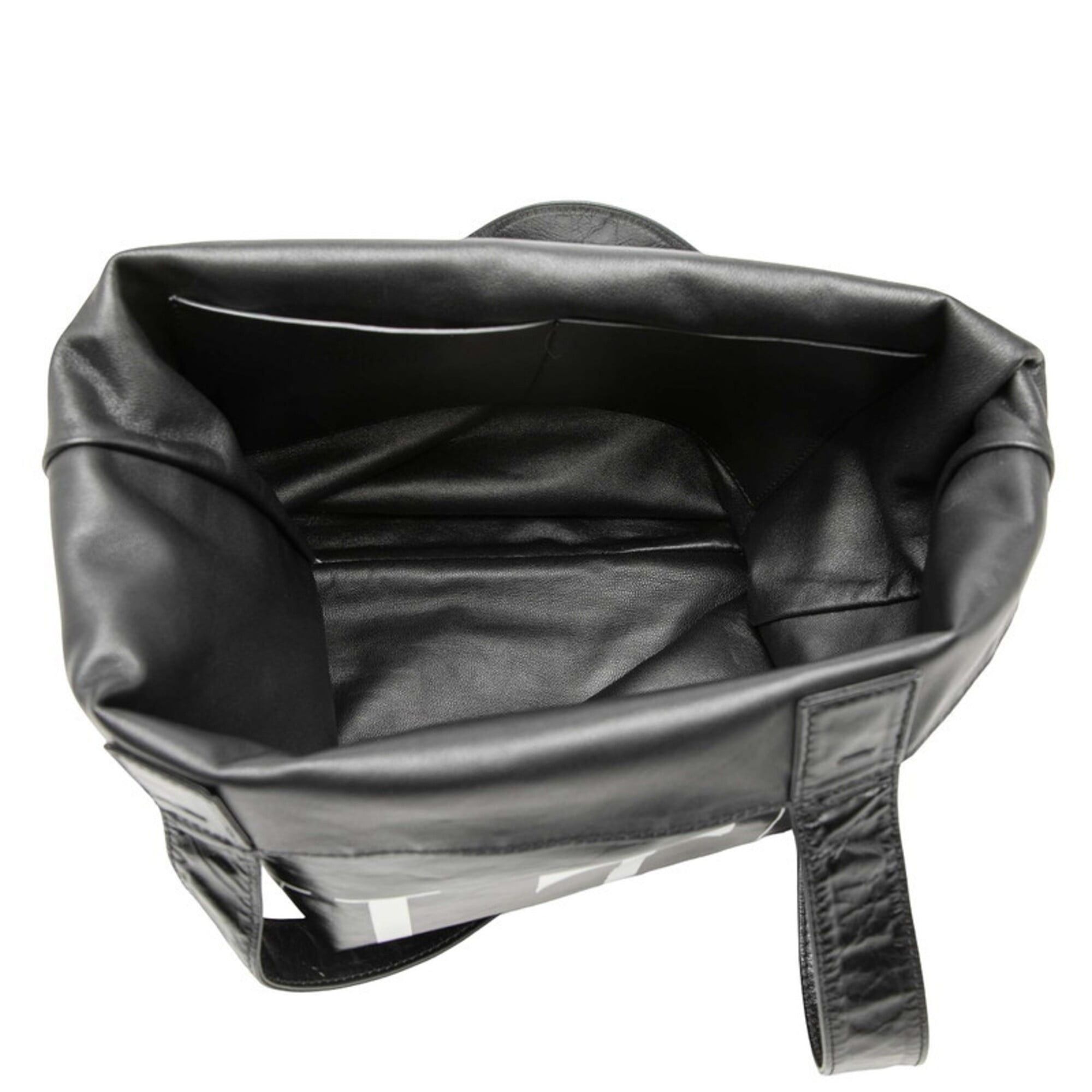 Valentino Valentino VLTN logo tote bag, shoulder black leather, women's. Size ONE SIZE - 4 Thumbnail