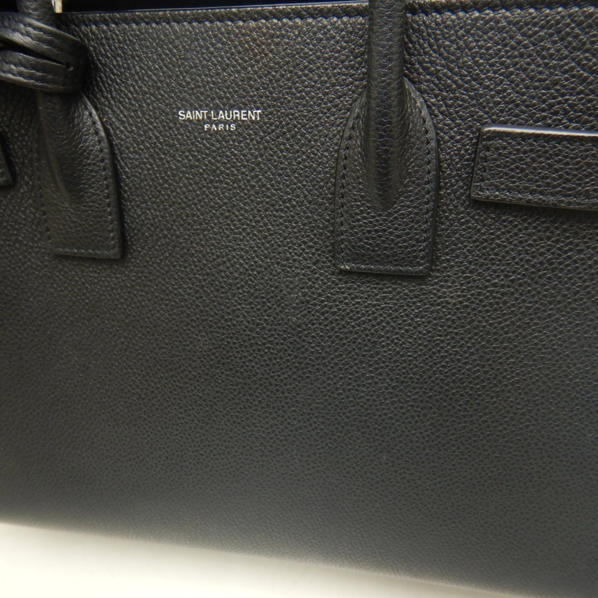 Yves Saint Laurent YVES SAINT LAURENT Sac de Jour Baby 421863 Handbag, Calfskin, Black, Women's 254275 Size ONE SIZE - 7 Thumbnail